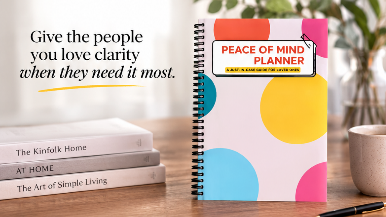 DIGITAL PEACE OF MIND PLANNER