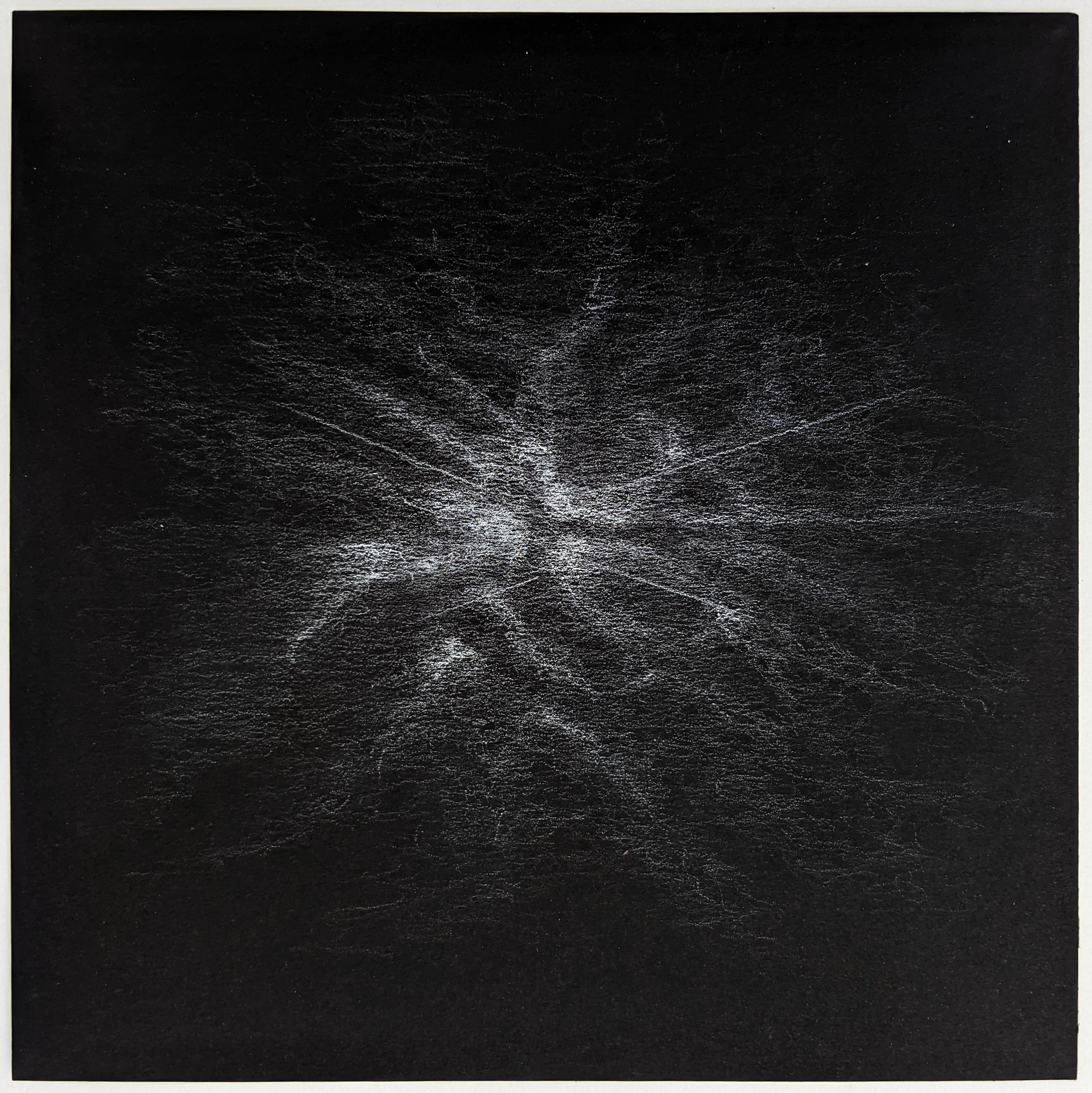 soul cloud, 2021
charcoal and burnishing pencil on paper
8" x 8"