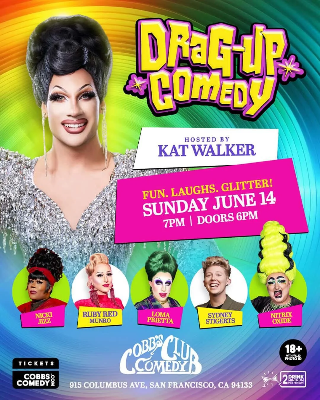 San Francisco: Drag-Up Comedy