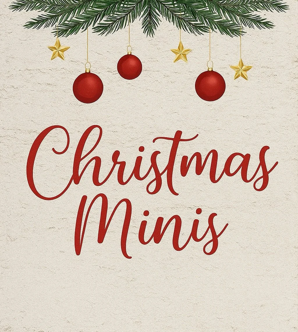 🎄✨ It&rsquo;s official &mdash; Booking for the Christmas Minis are now LIVE! ✨🎄

This year, take your pick between the Tree Farm Minis or the brand new Studio Minis!

Sessions will be taking place this November, giving you plenty of time to get you