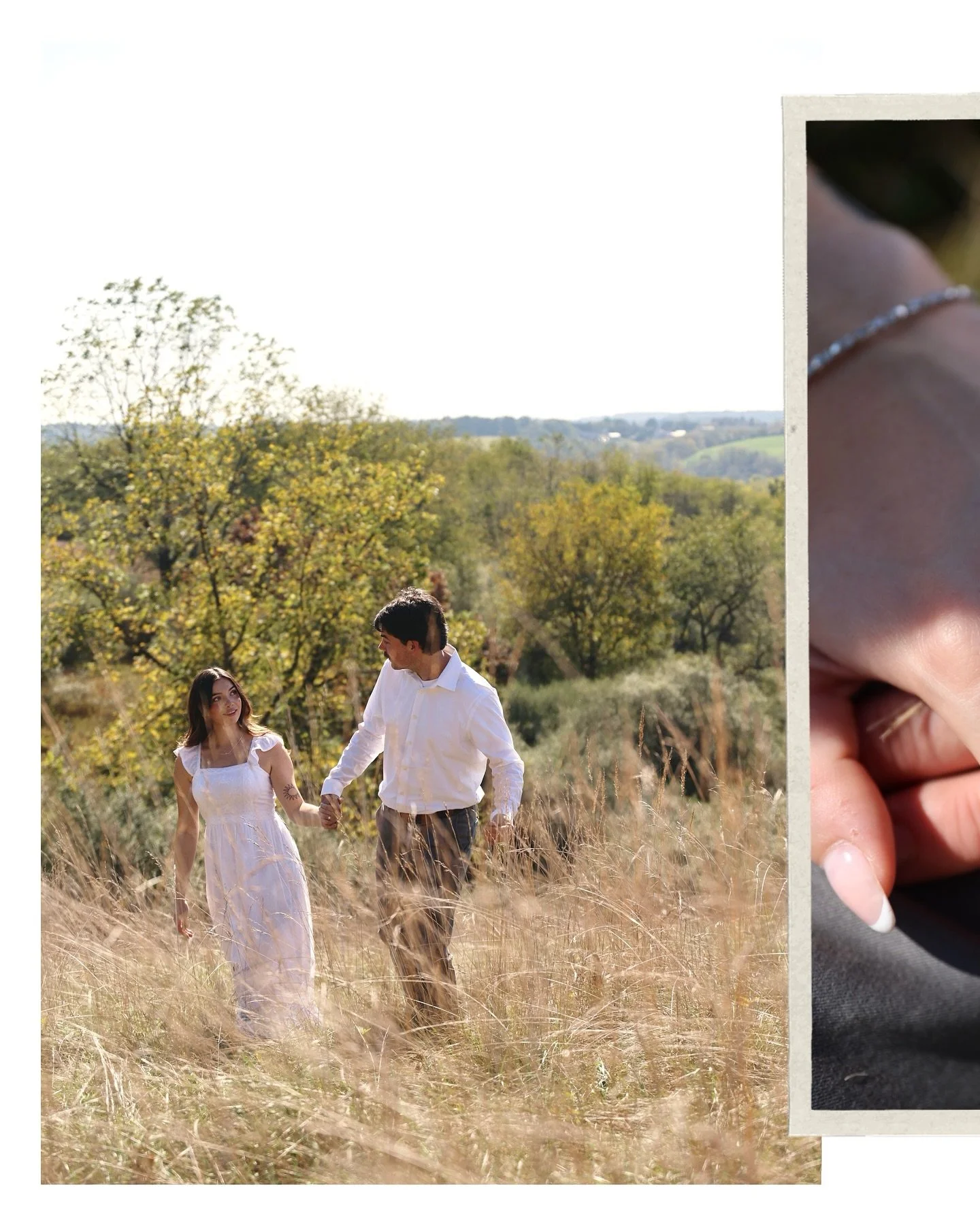 Morgan &amp; Travis&rsquo;s whimsical engagement session🍂 🌾

#engagementphotos #engagementsession #engagementshoot #shesaidyes #justengaged #couplessession #engagementphotoshoot #thefuturemrs #couplesphotography #engagementinspo #trexlernatureprese