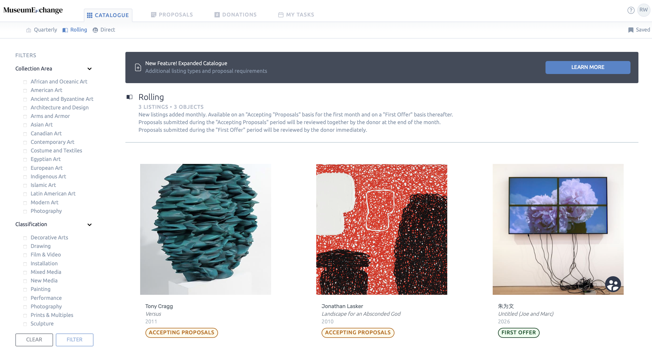 Introducing the Expanded Catalogue