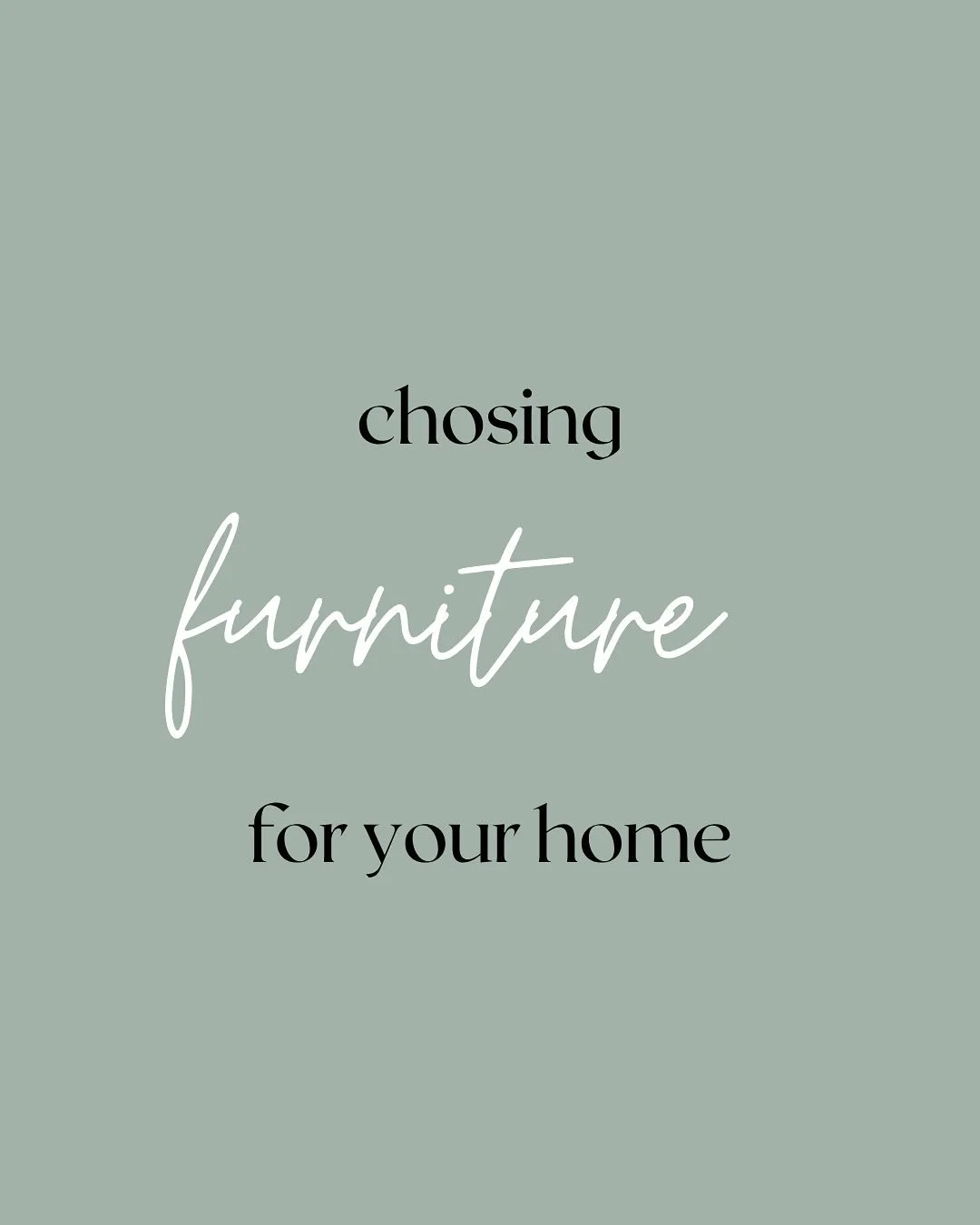 Don&rsquo;t know where to start but furniture for your home?

This post is for you!