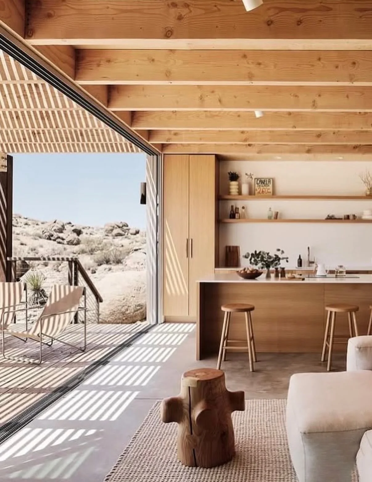 Stillness in the Desert

There&rsquo;s something meditative about this home by Ryan Leidner &mdash; a place where architecture disappears into the landscape, and life slows to the rhythm of sunlight and silence.

The palette is stripped to essentials