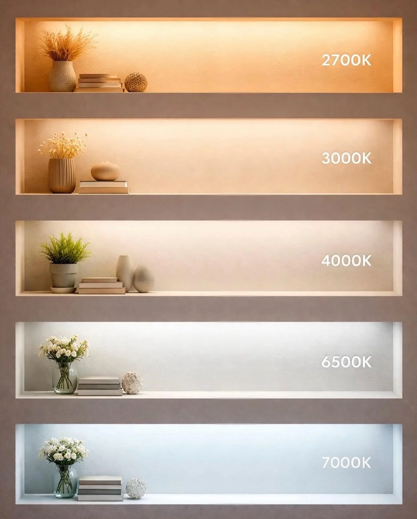 Did you know that the color temperature of light completely changes how a space feels?

Before choosing a light fixture or bulb, understanding Kelvins (K) makes all the difference in the final result.
The same d&eacute;cor can feel cozier, more elega