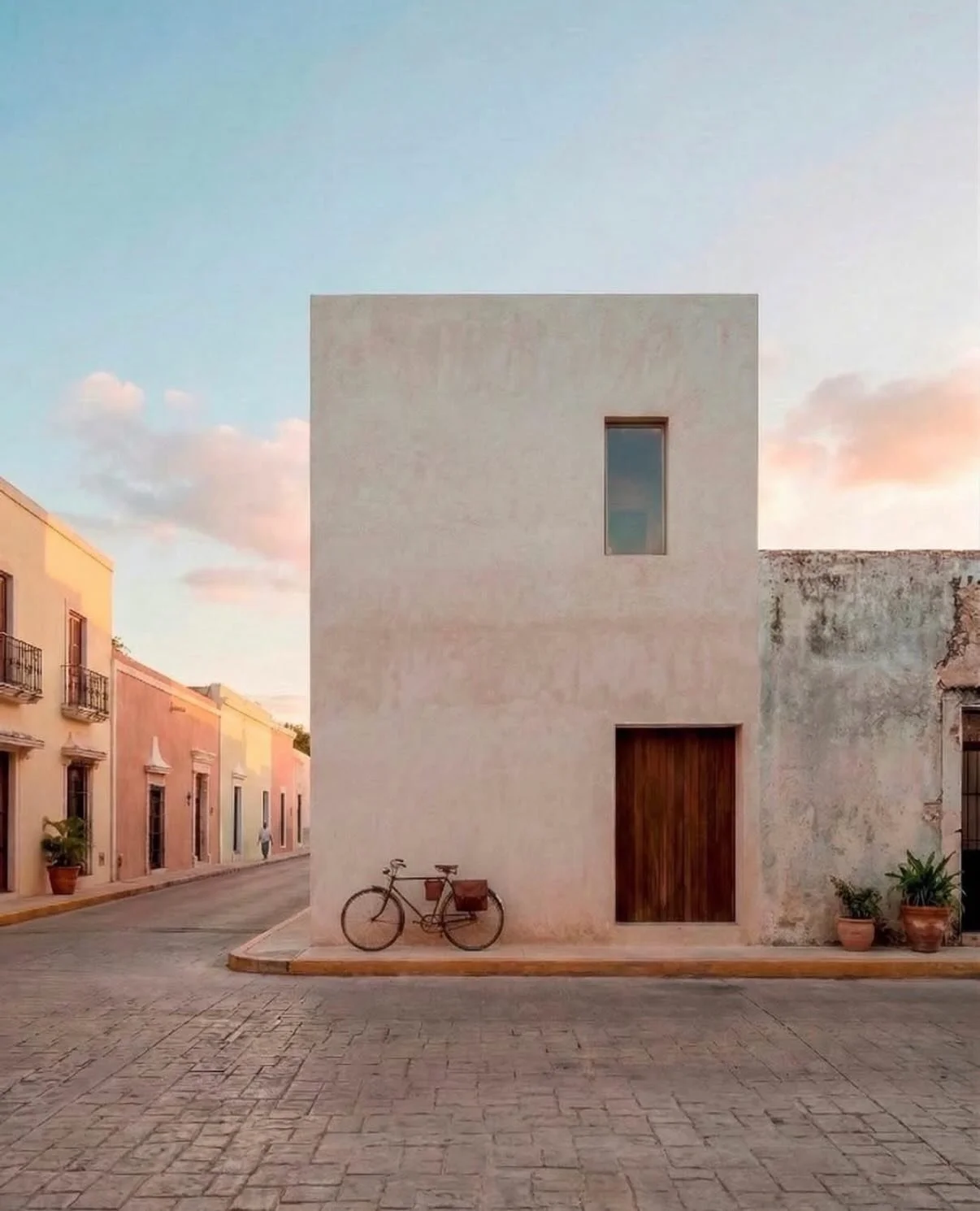 A calm street defined by simple forms and soft tones.

This project by @artquitectosmx uses a restrained exterior to blend into its context, while the interior opens into a private courtyard. Natural materials, filtered light, and clean geometry crea