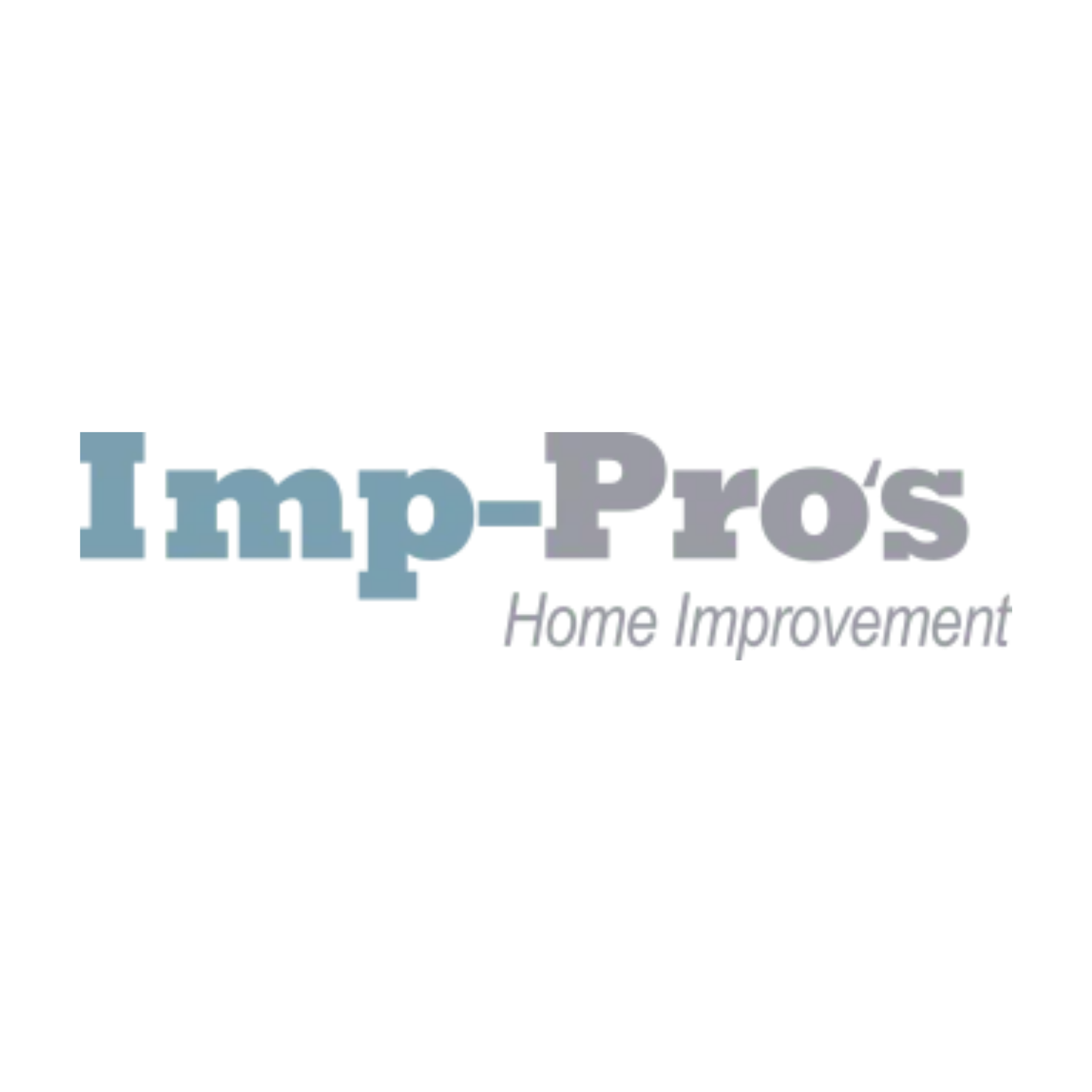 Logo with the words 'Tips, Home Improvement' in a gradient blue and gray font
