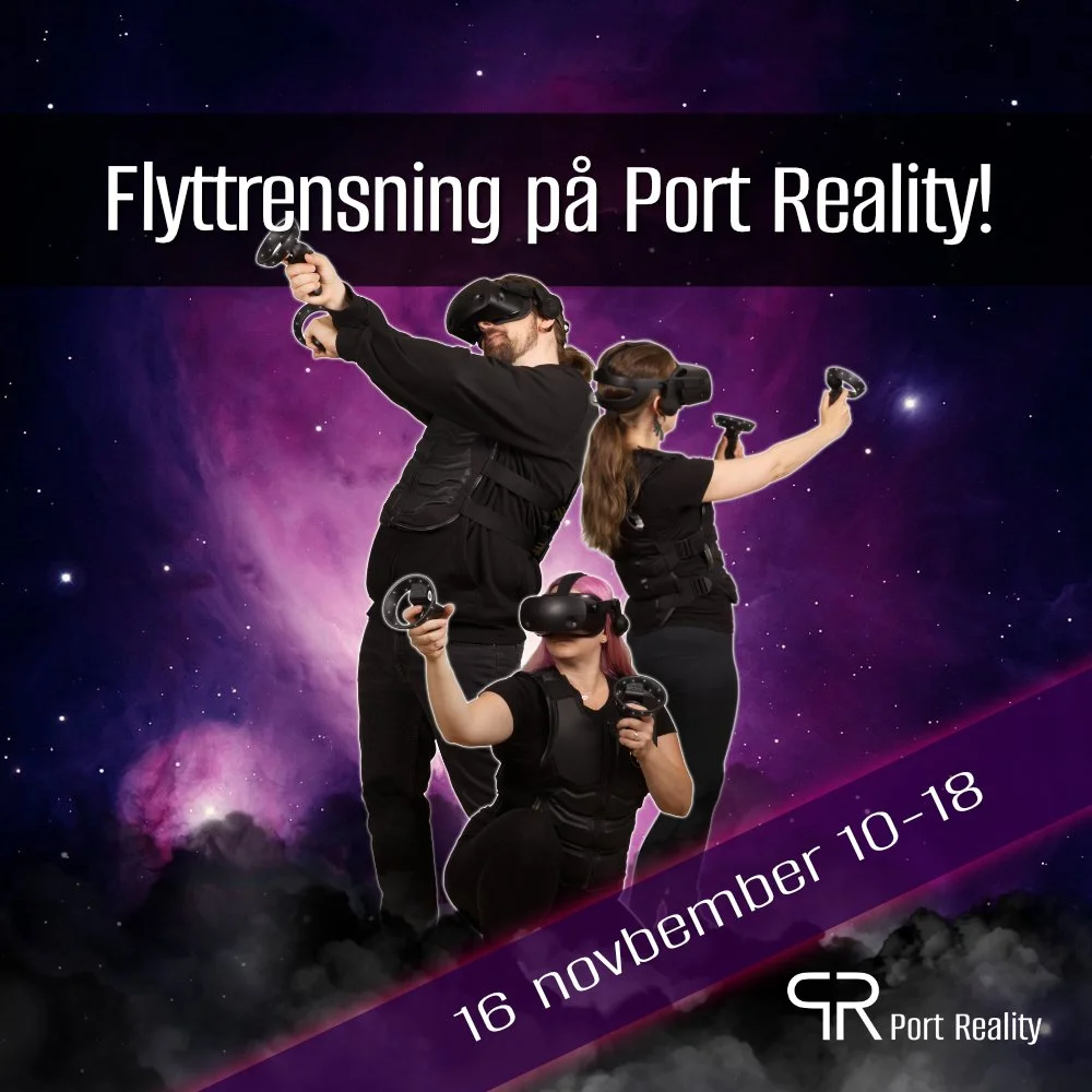 👾 Flyttrensning p&aring; Port Reality 👾

Den 16 november mellan 10-18 kommer vi ha flyttrensning av inredning/prylar i lokalen p&aring; Kungsgatan 70 i Ljungby.
Allt med en prislapp g&aring;r att k&ouml;pa :) 

Det g&aring;r bla att fynda skyltdock