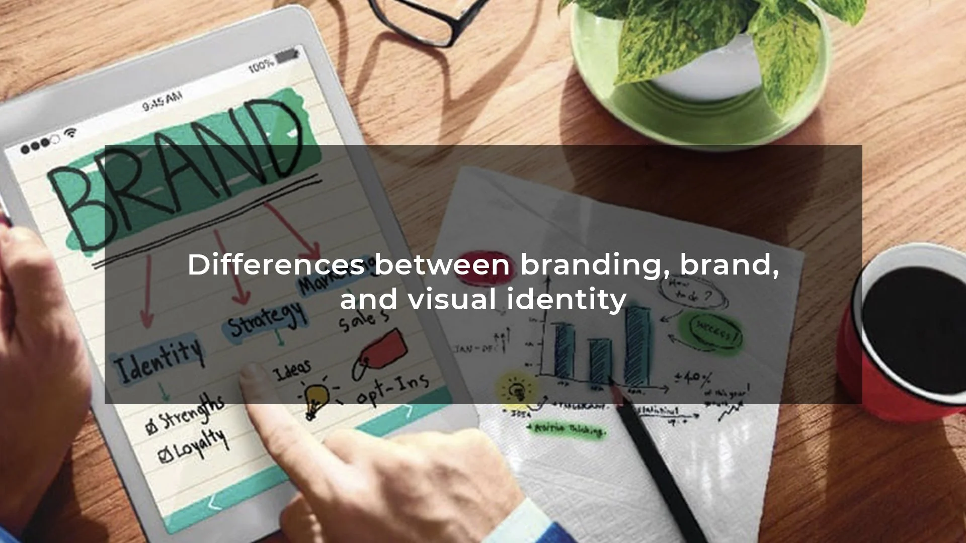 Differences between branding, brand, and visual identity
