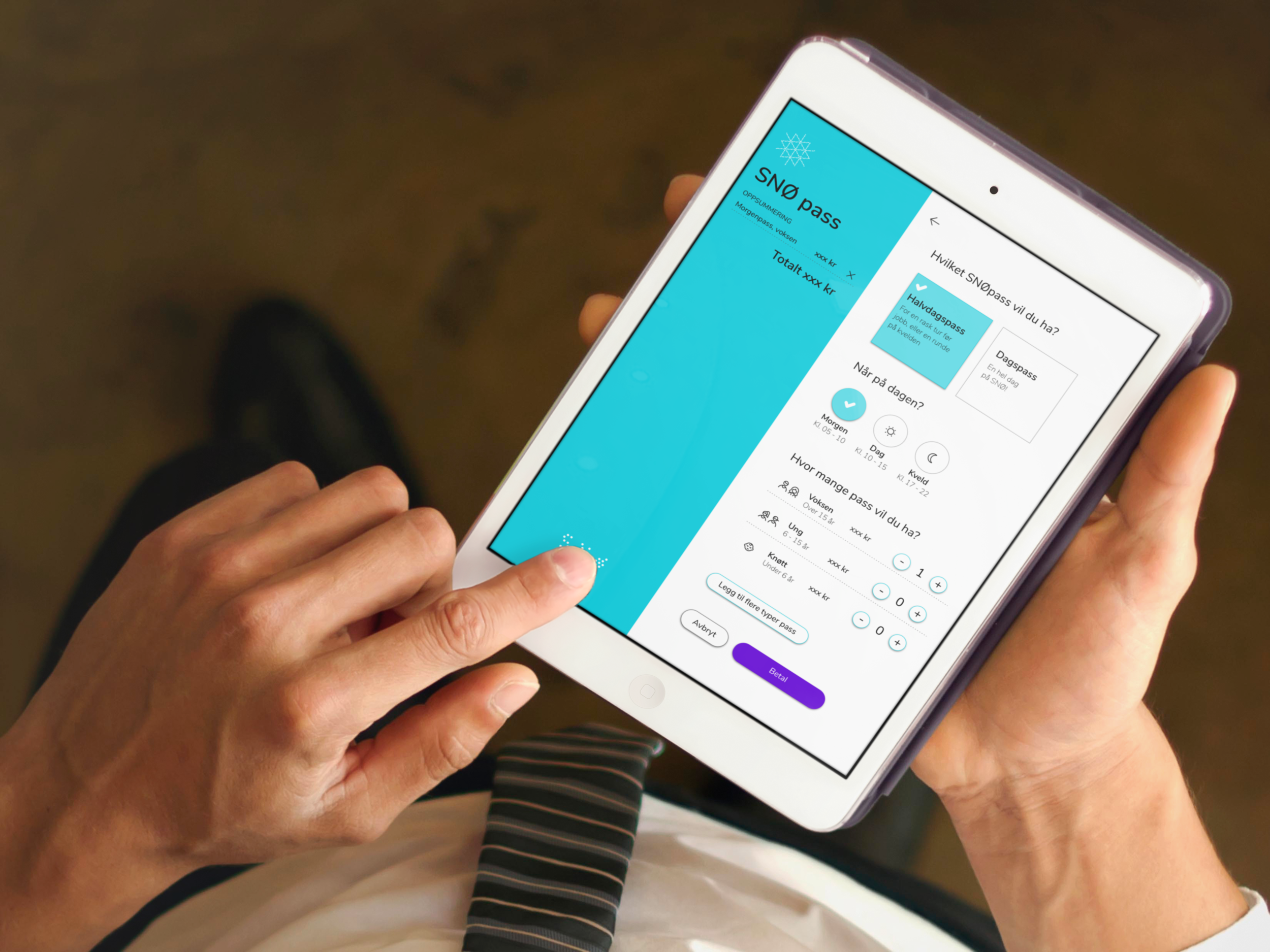 Type of pass selection