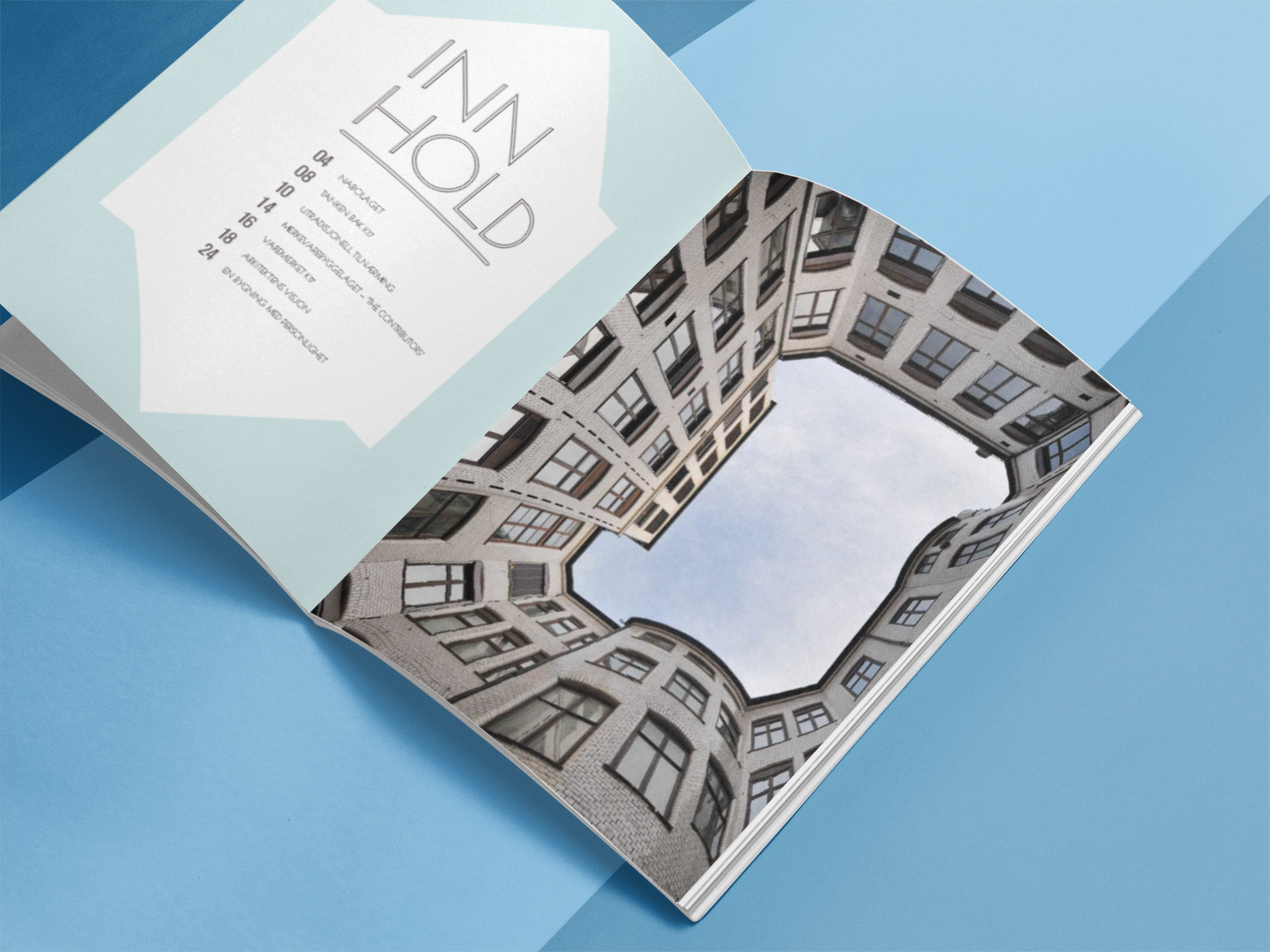 Brochure for real estate company Entra Eiendom