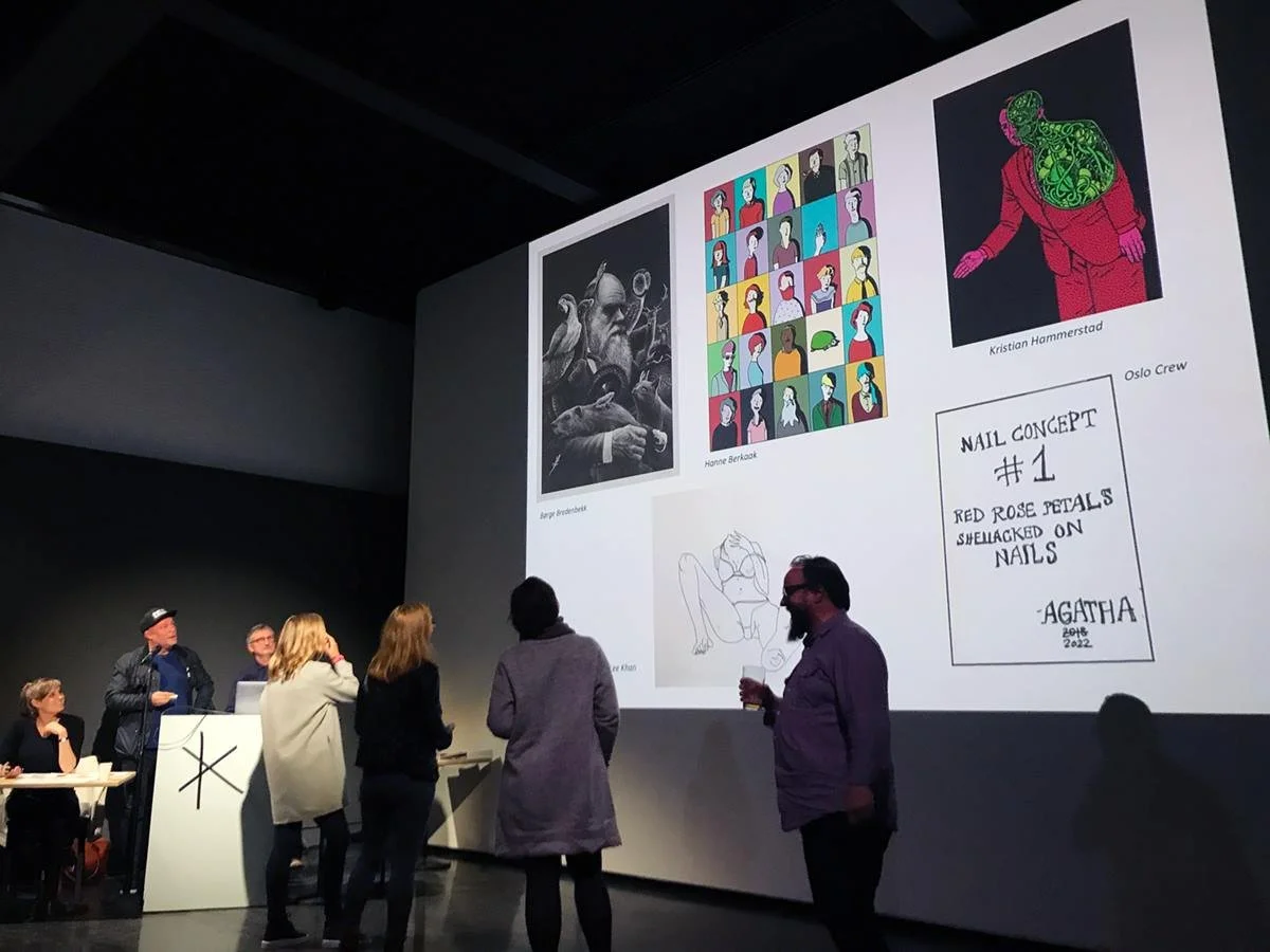 The yearly art lottery in full flow