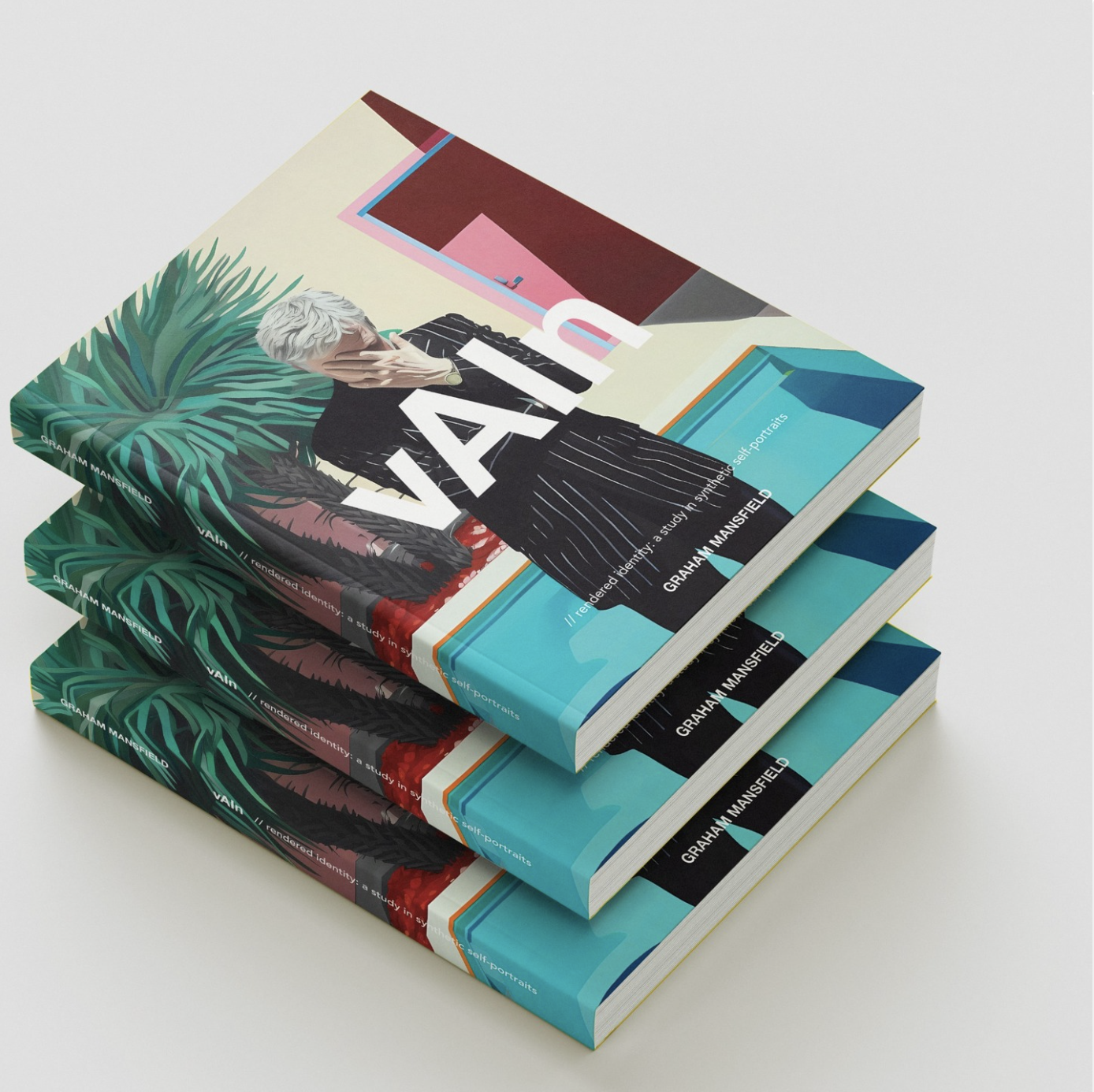 vAIn // Rendered Identity: A study in synthetic self-portraits