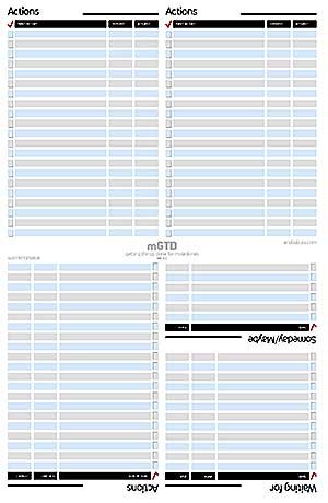 mGTD: GTD para Moleskine