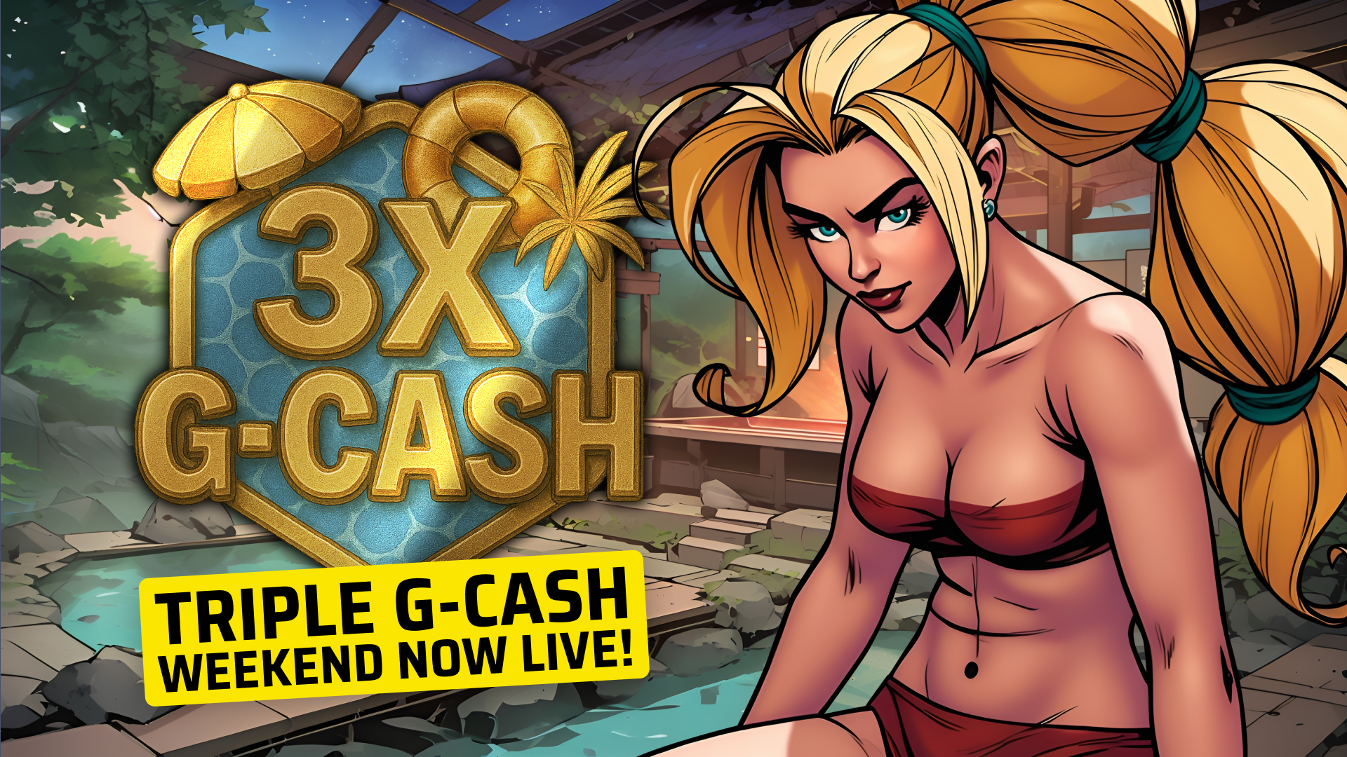 Triple G-Cash Weekend!