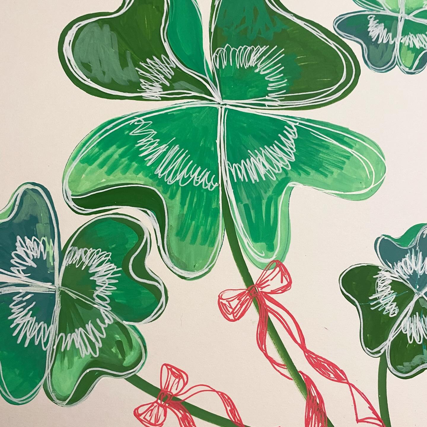 The &lsquo;Luck&rsquo; is in my name, or is it in this new painting I&rsquo;m working on? Or do you make your own &lsquo;luck&rsquo;. Who knows? But&hellip; I doubt there are many artists who can create &lsquo;luck&rsquo; designs and actually sign th