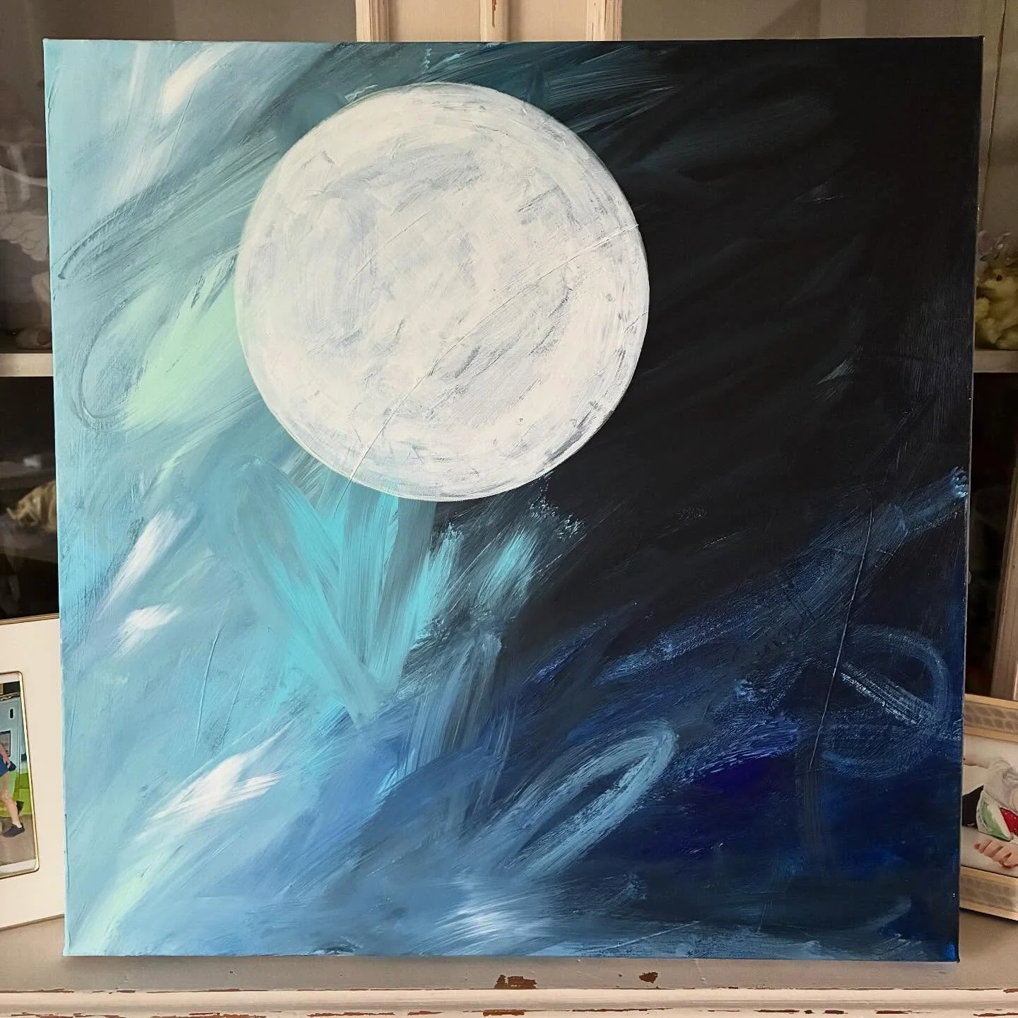 I&rsquo;m going to hold myself accountable (she says!!) to actually finish this large painting by posting regular updates. I have soooooo many &lsquo;unfinished&rsquo; large paintings literally gathering dust because I get to a certain point and then