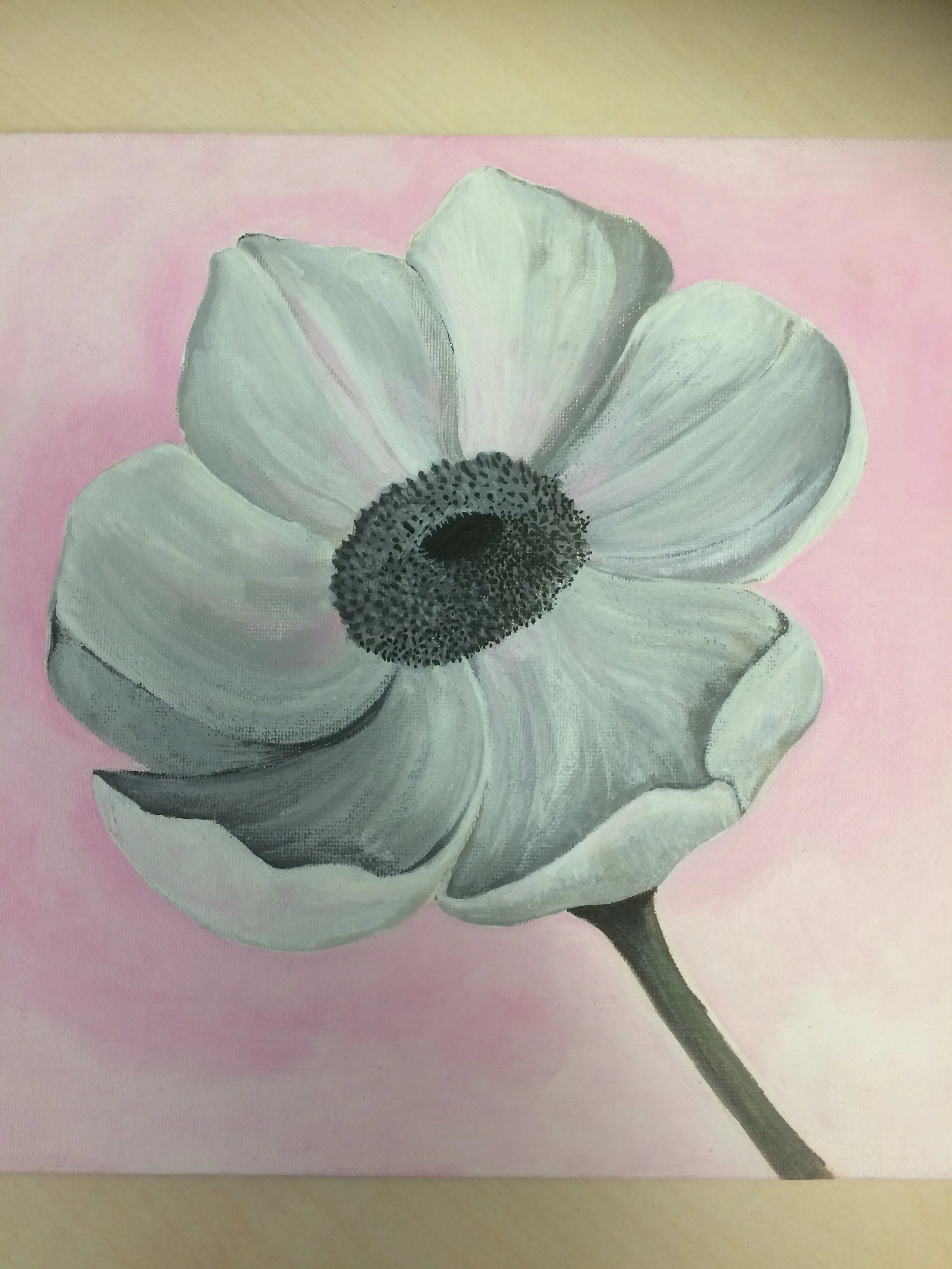 Commission: Pretty White Flower