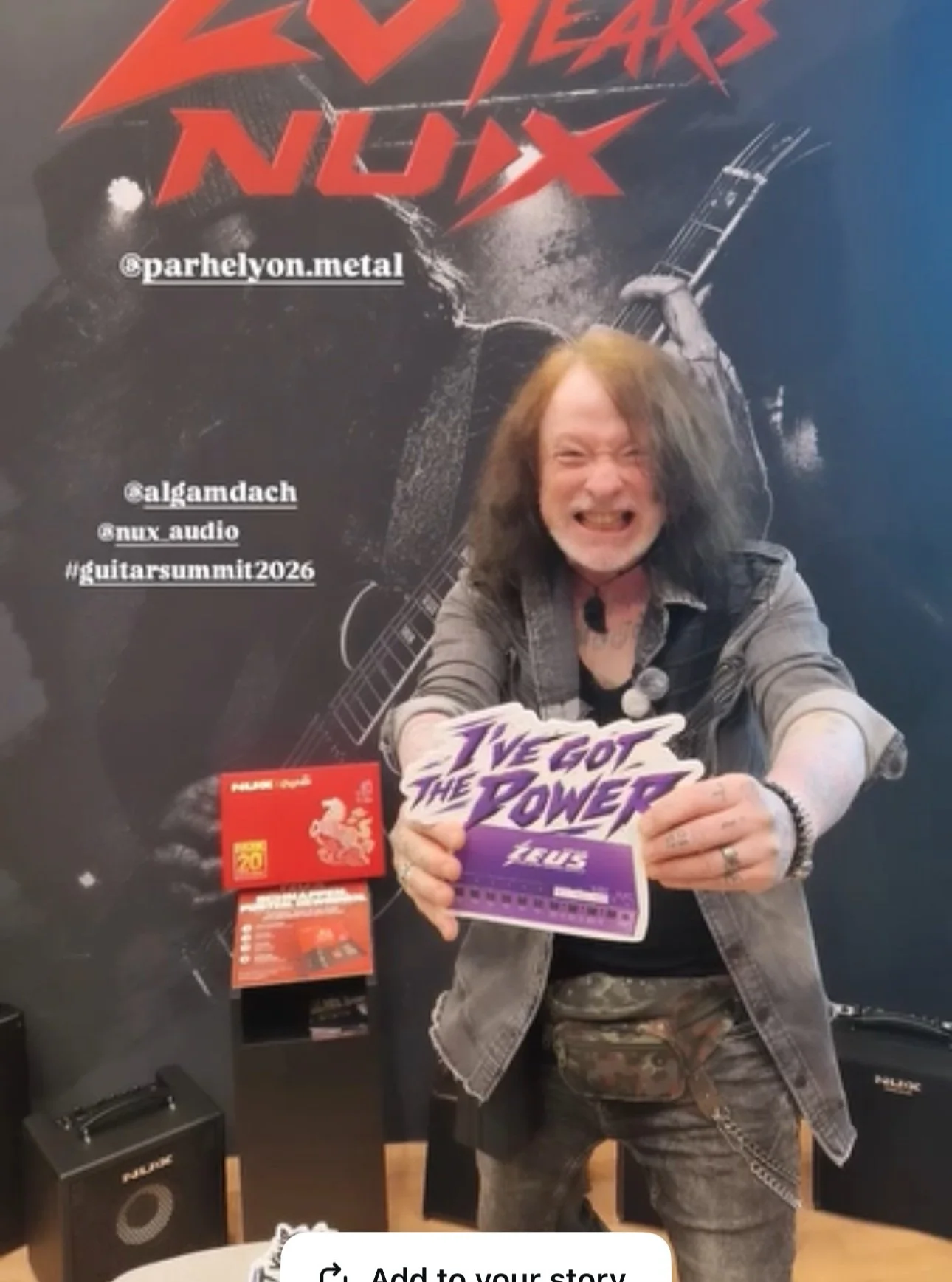 🔥 And the winner is&hellip; @parhelyon.metal ! 🔥

Mit diesem starken Shot hat sich @parhelyon.metal den Sieg bei unserem NUX Guitar Summit Gewinnspiel gesichert. 🤘🎸

Der Preis: ein exklusives NUX 20th Anniversary Set inklusive des 20th Anniversar