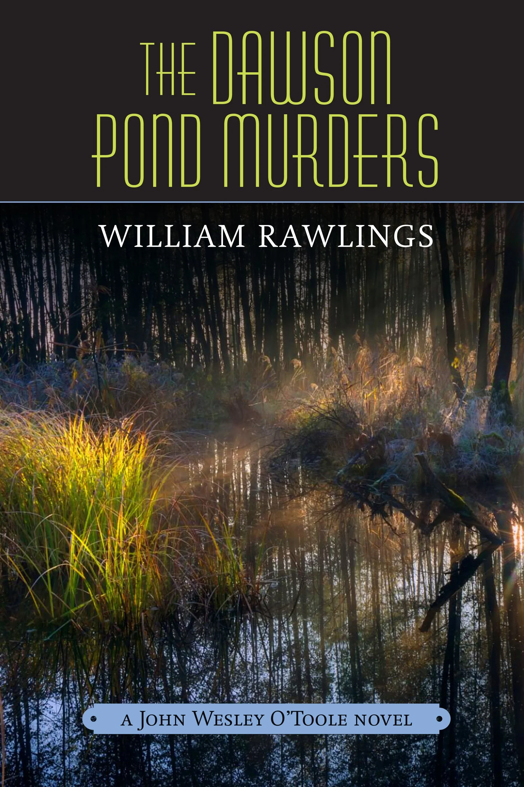 The book cover for William Rawlings' 'The Dawson Pond Murders'