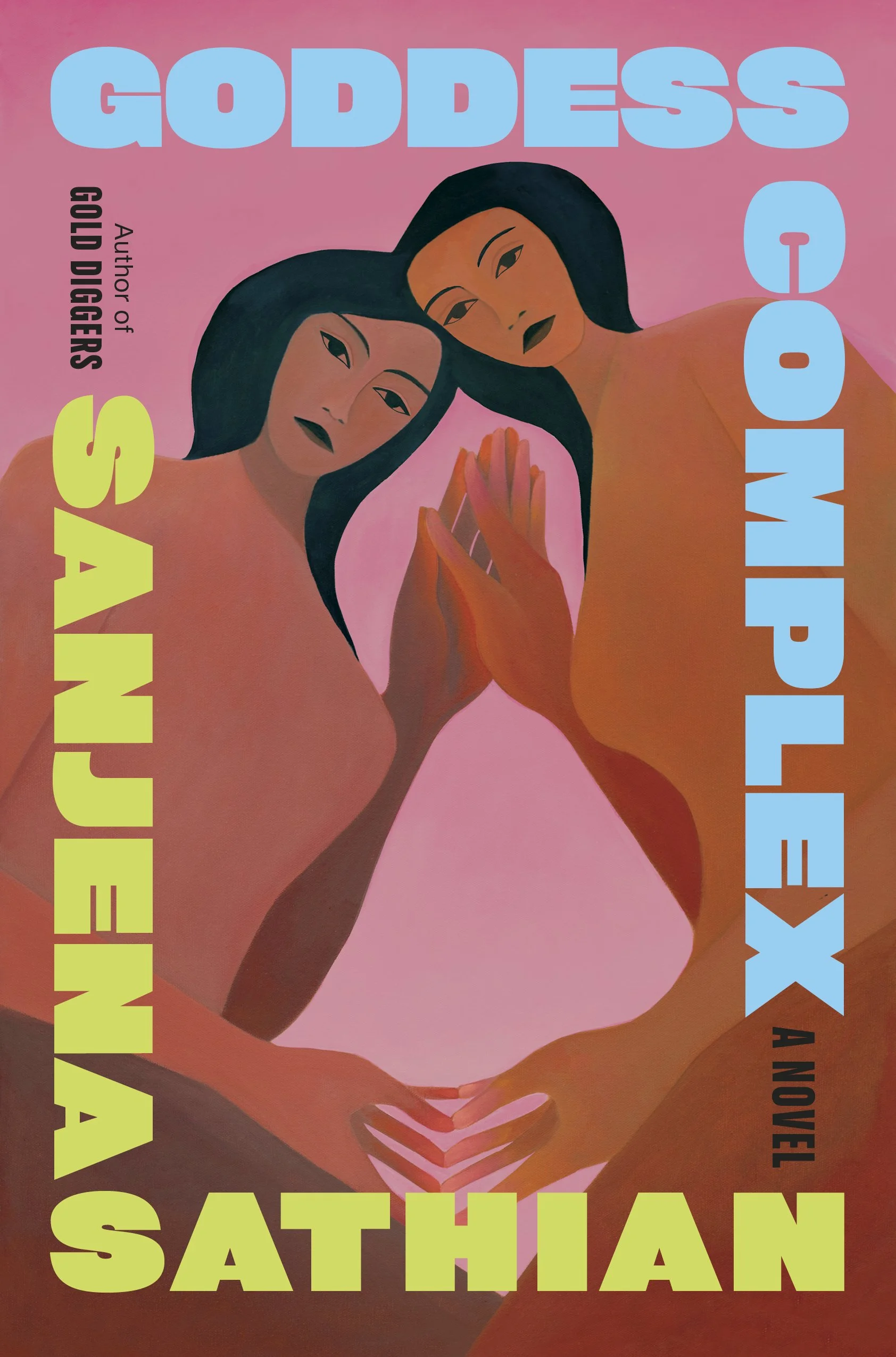 The book cover for Sanjena Sathian's 'Goddess Complex'