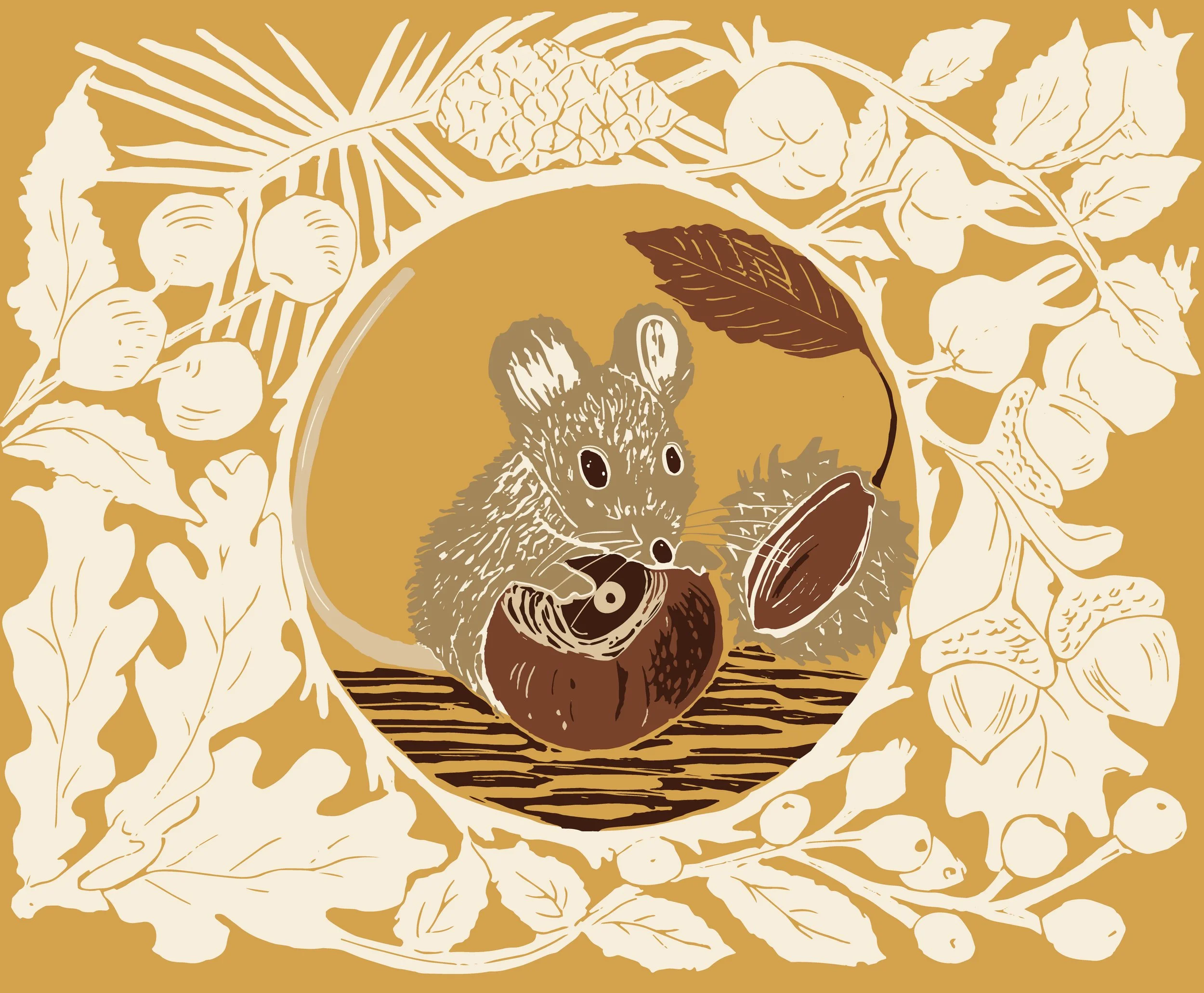 Field mouse placement print