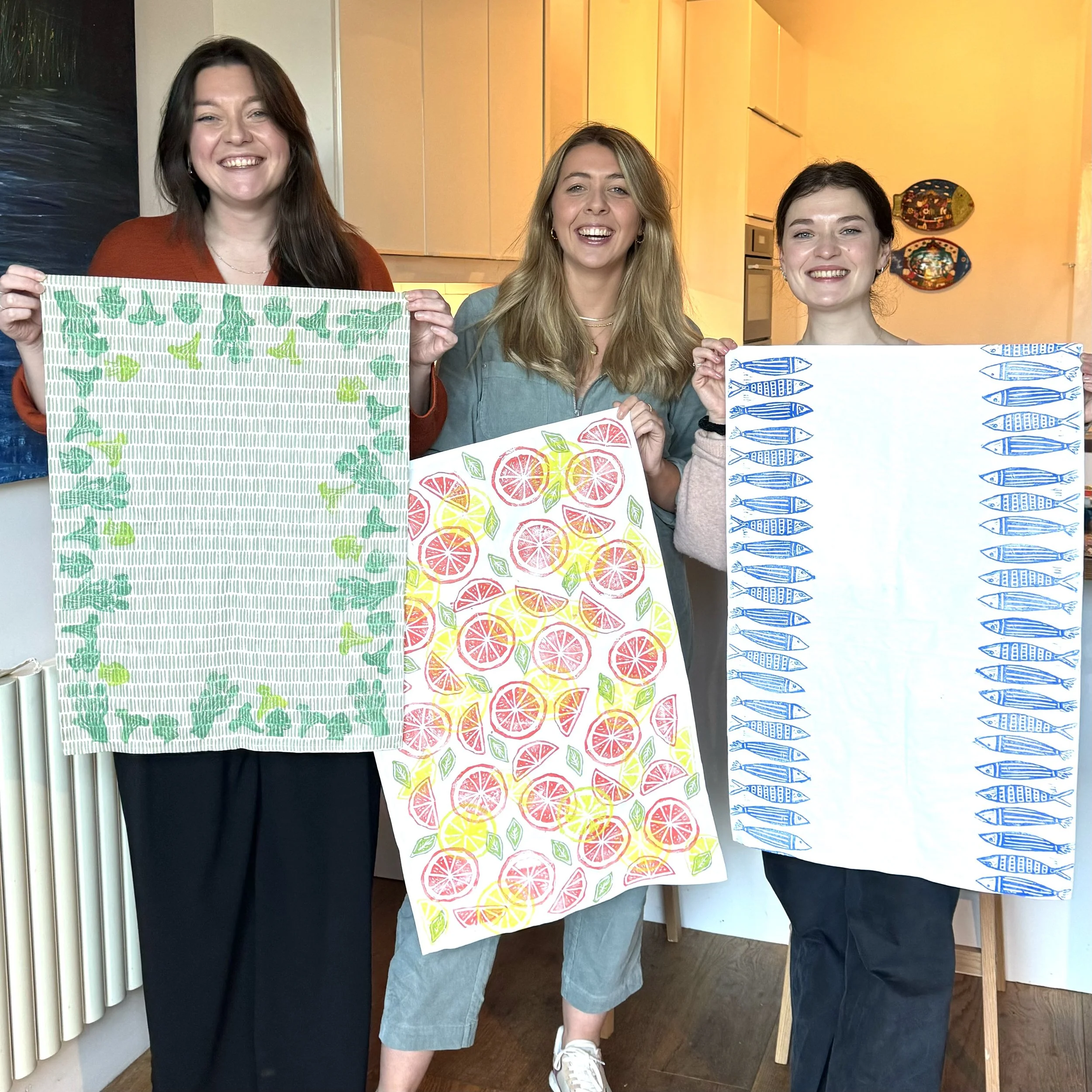 Lino printmaking workshop