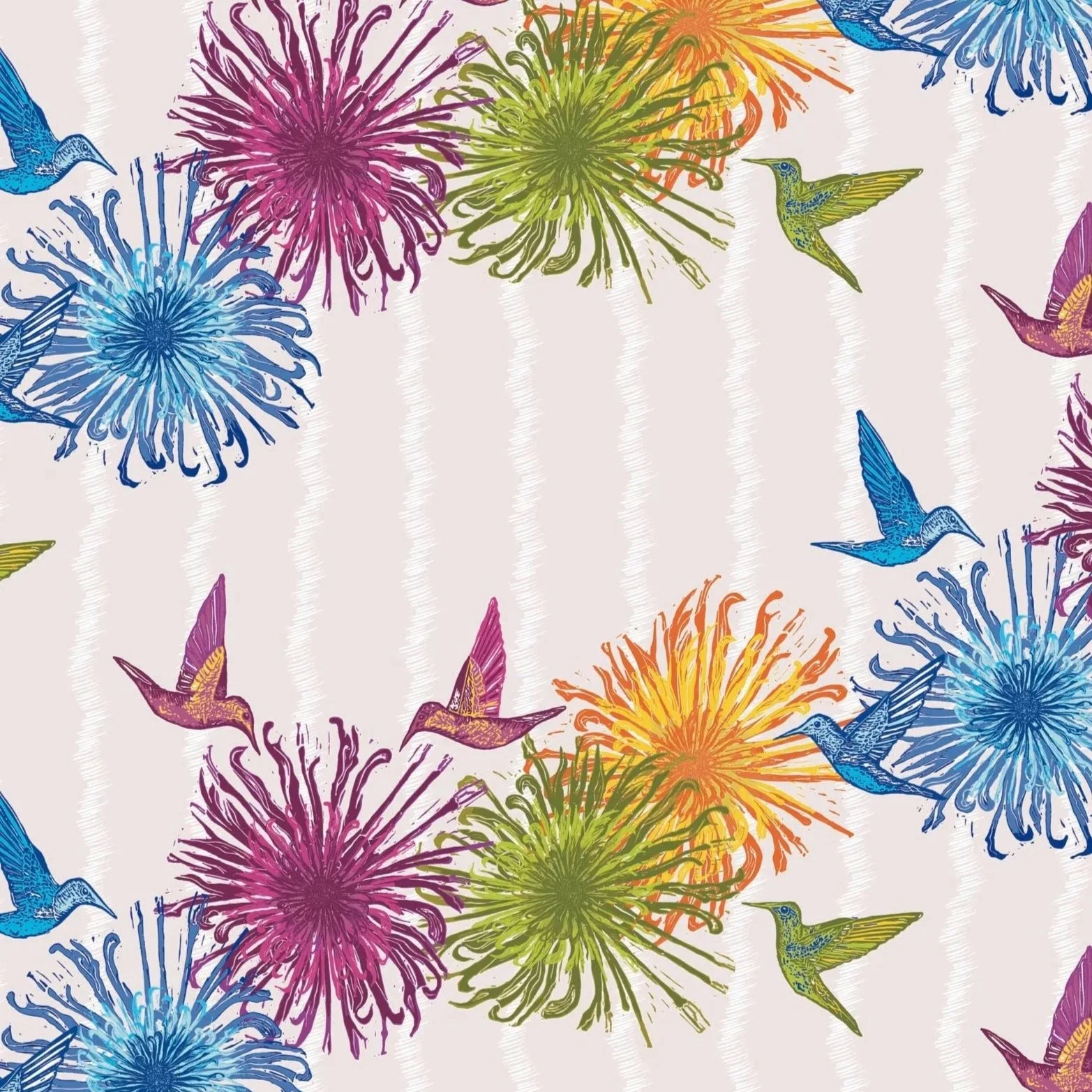 Colibri and right blooms