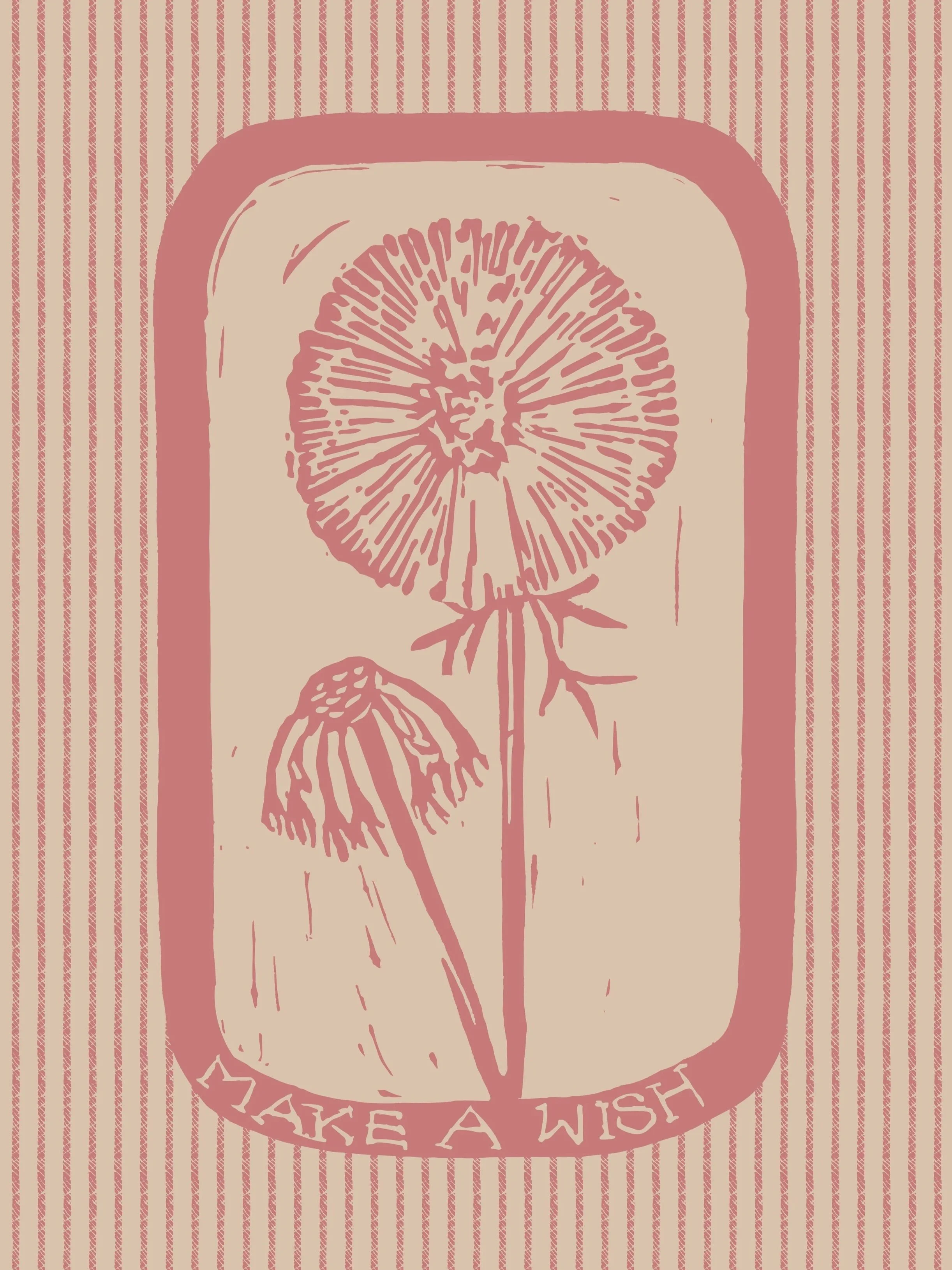 Placement print- Make a wish