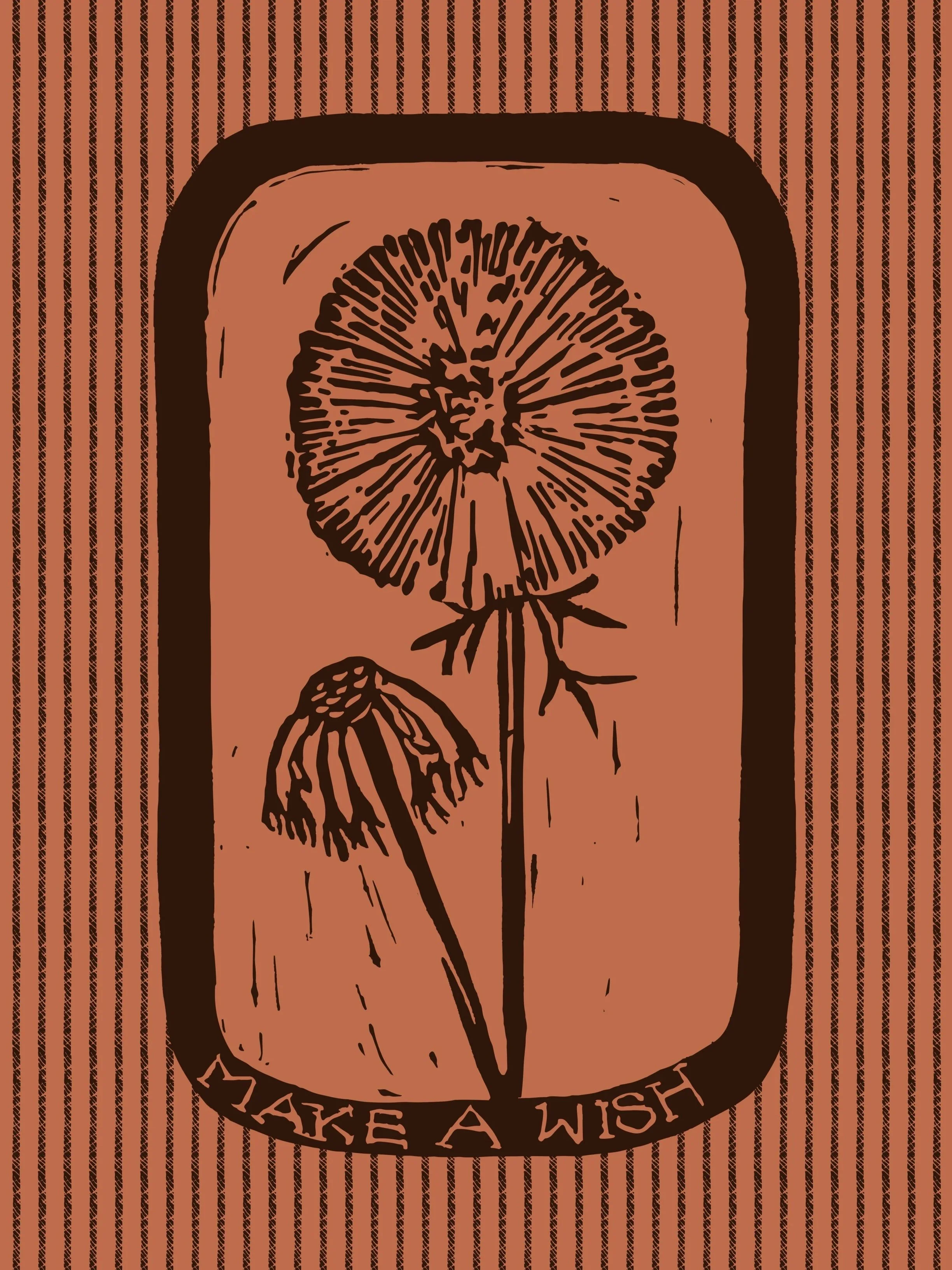 Placement print- Make a wish in Rosewood