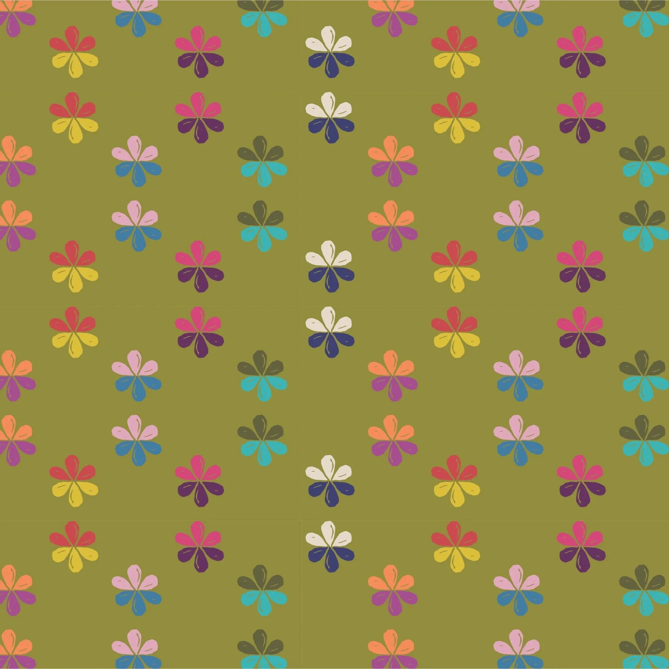 Daisy pop- moss