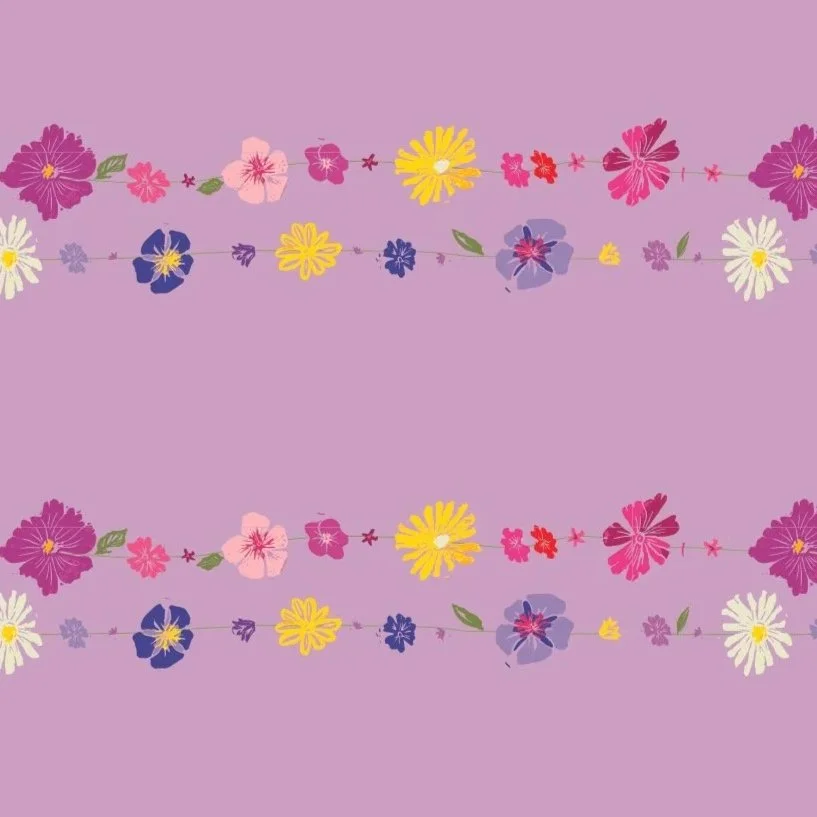 Lilac flower chains