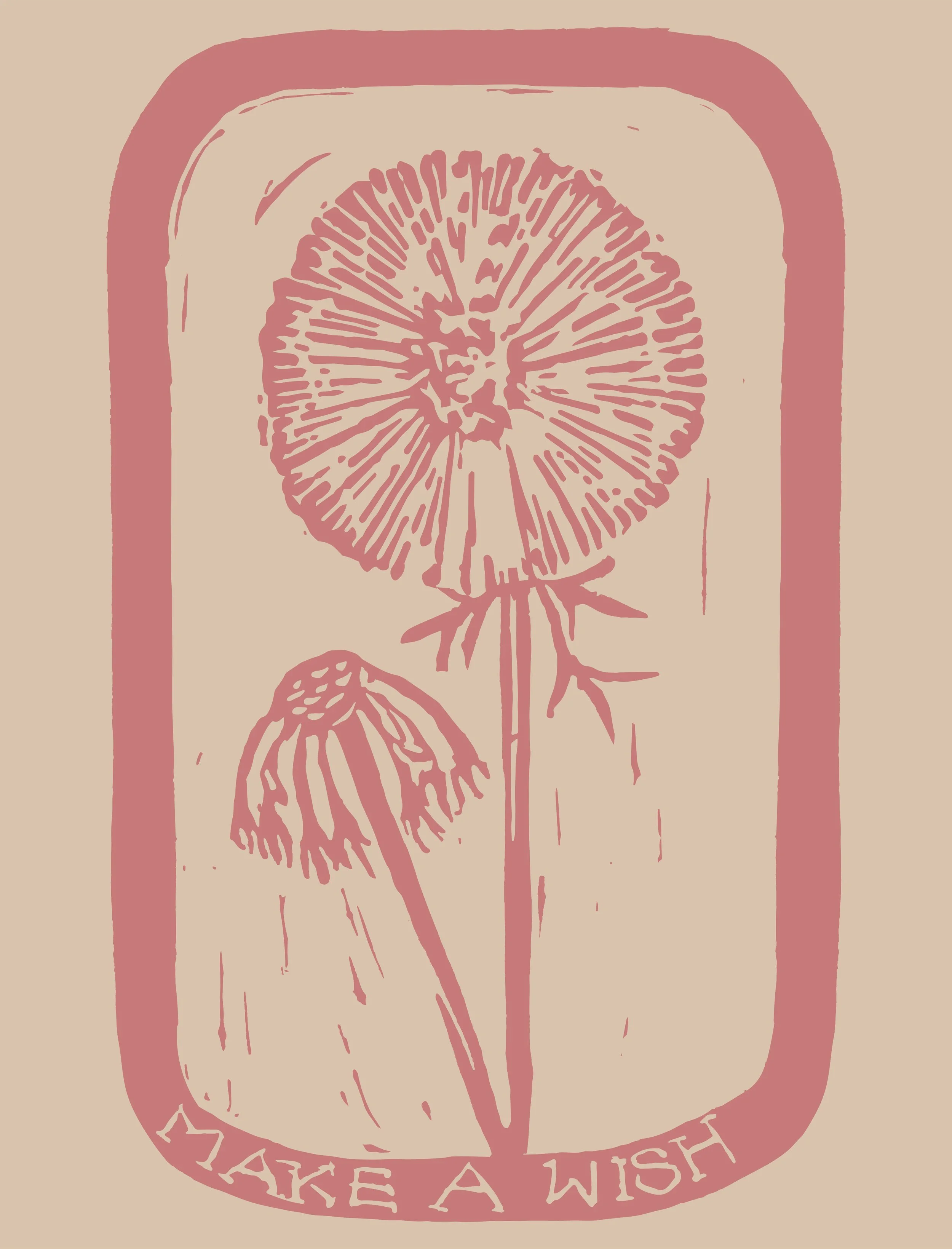 Placement print- Make a wish