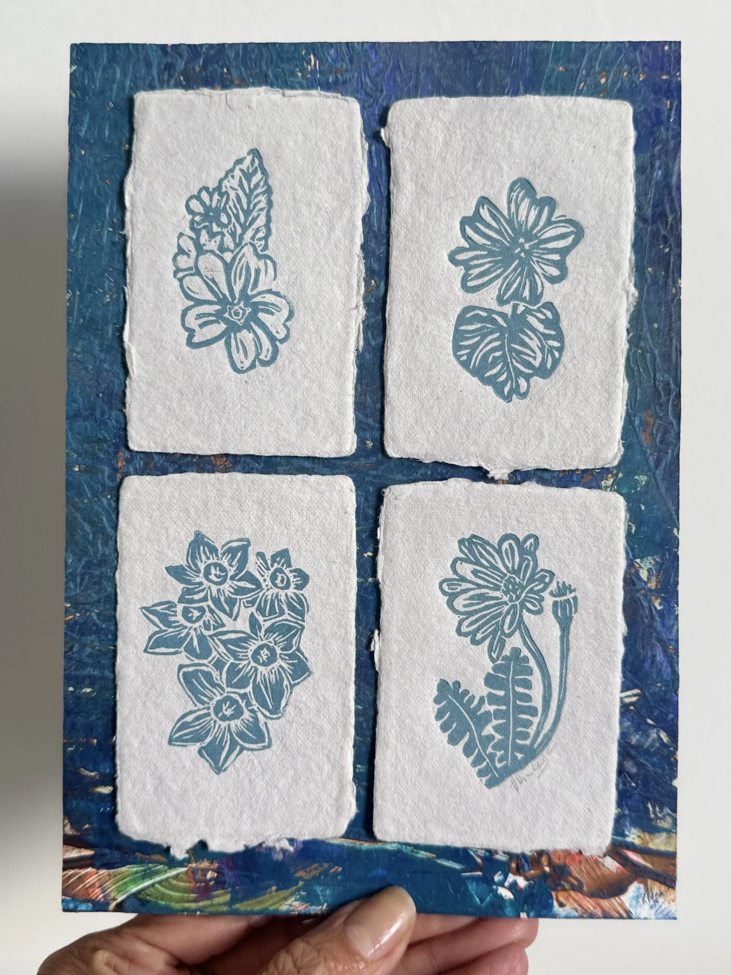 4 Wild Blooms- 3 options