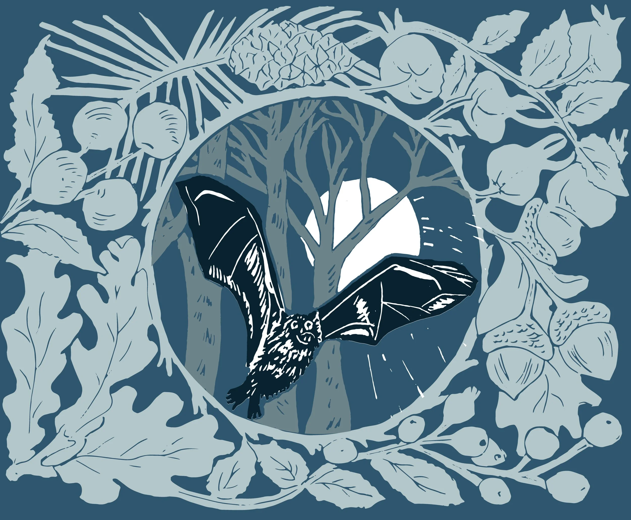 Bat placement print