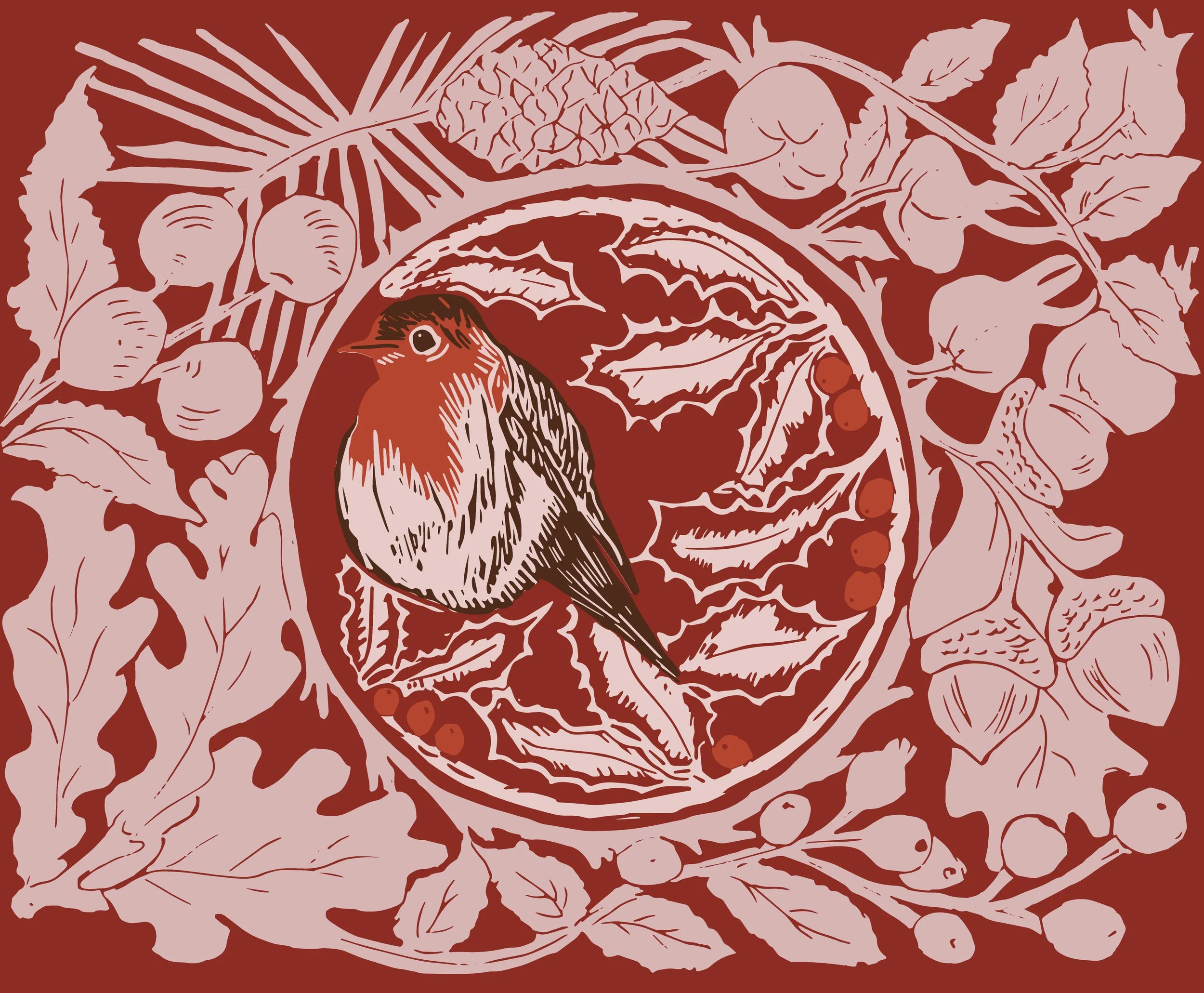 Robin placement print