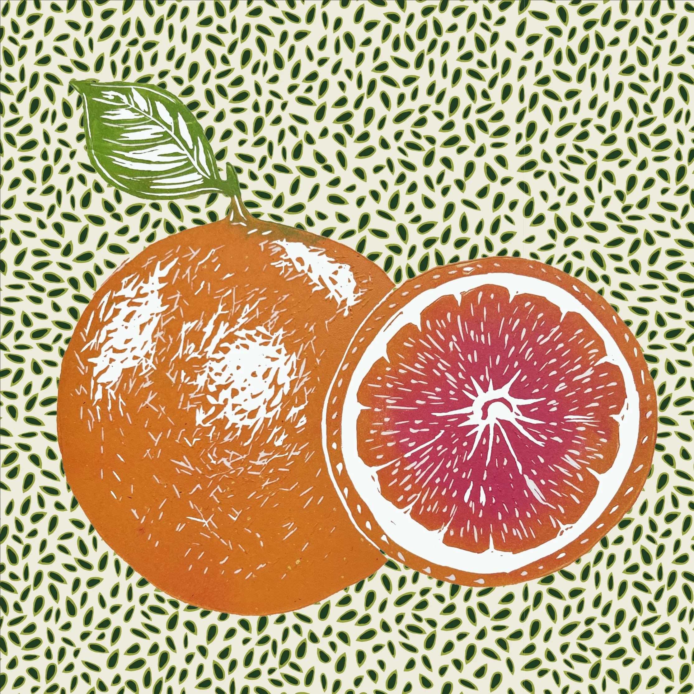 Blood Orange placement print