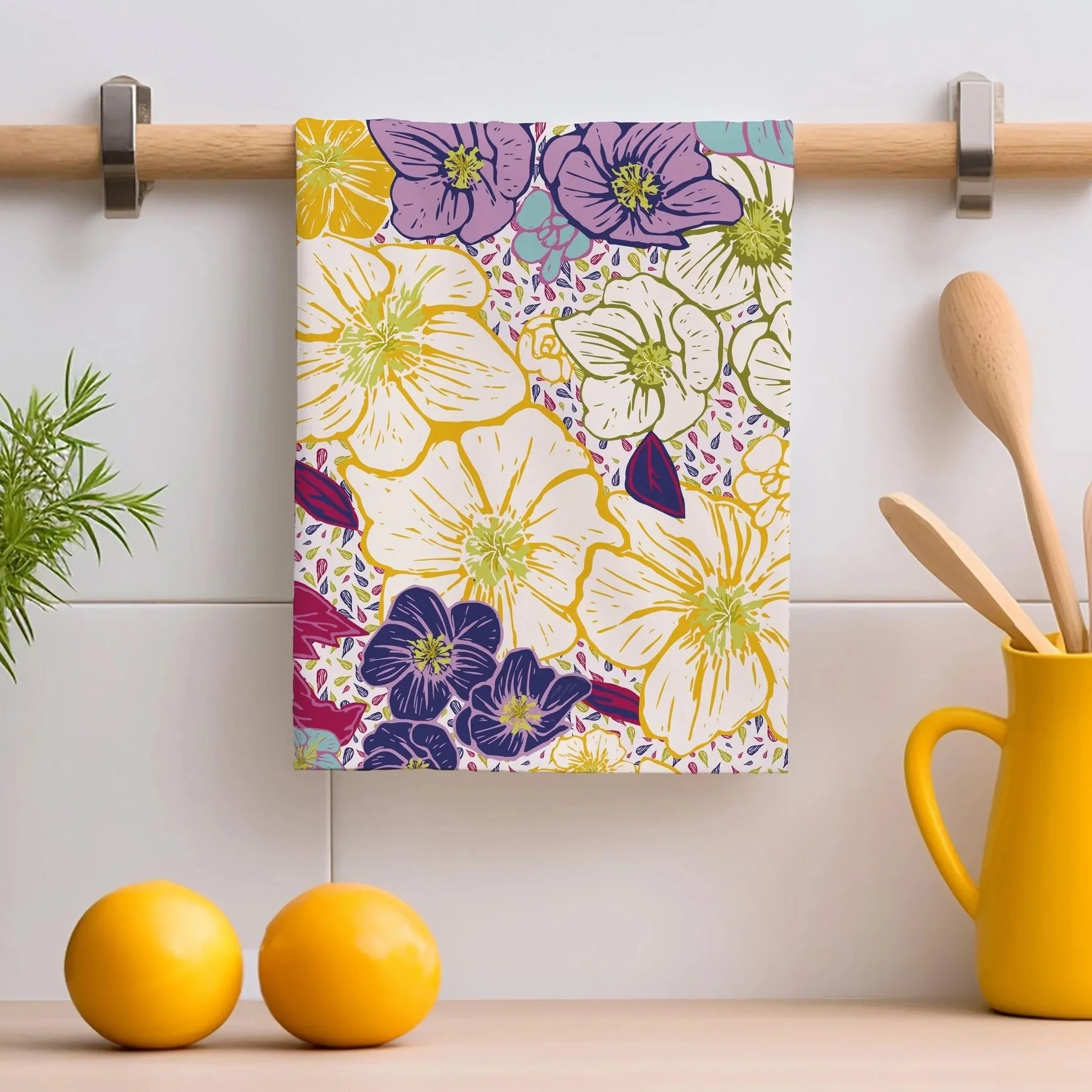 Bloom Time tea towels- 11 options