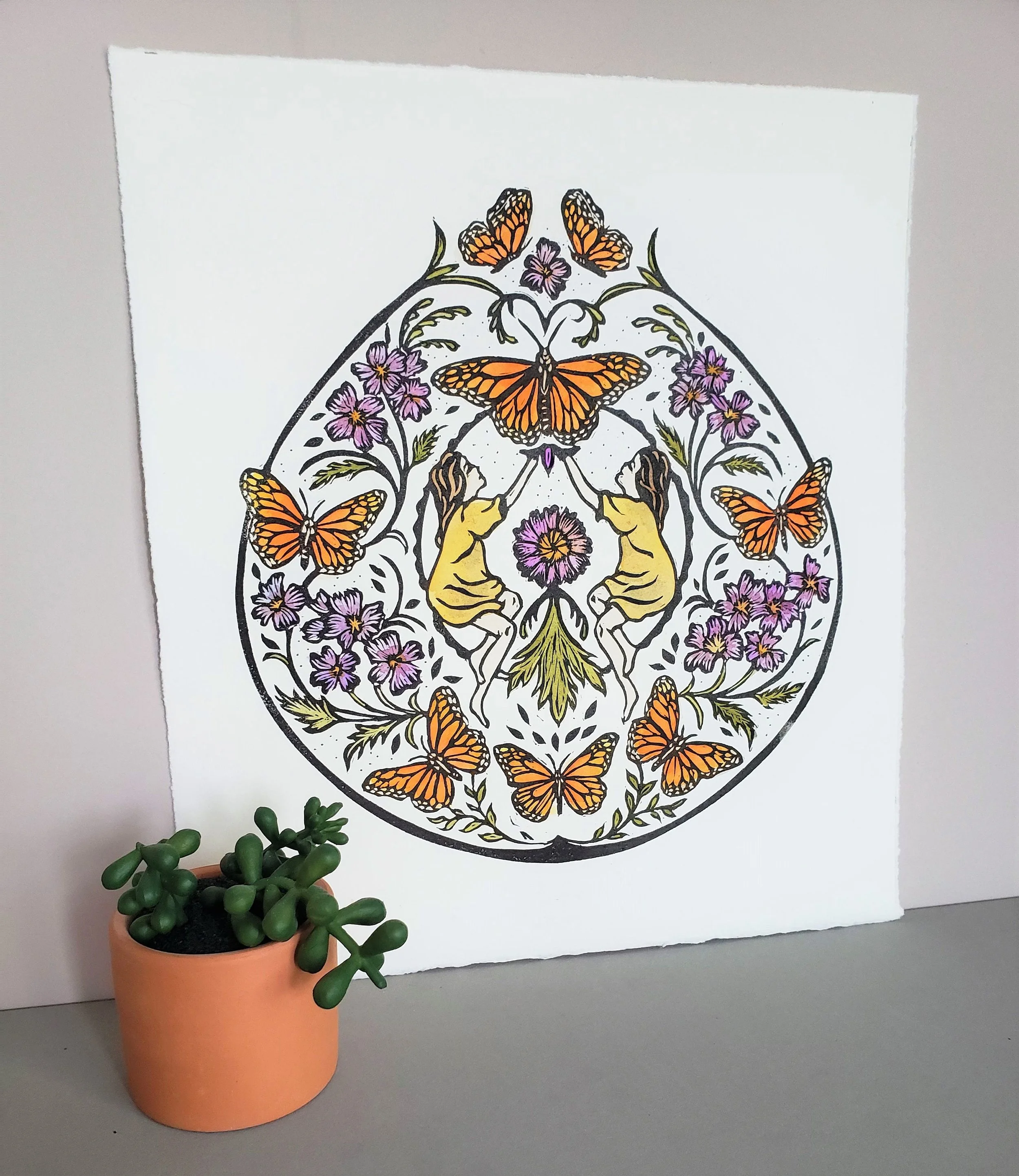 Ode to the Monarch Butterfly - Print - FAC1