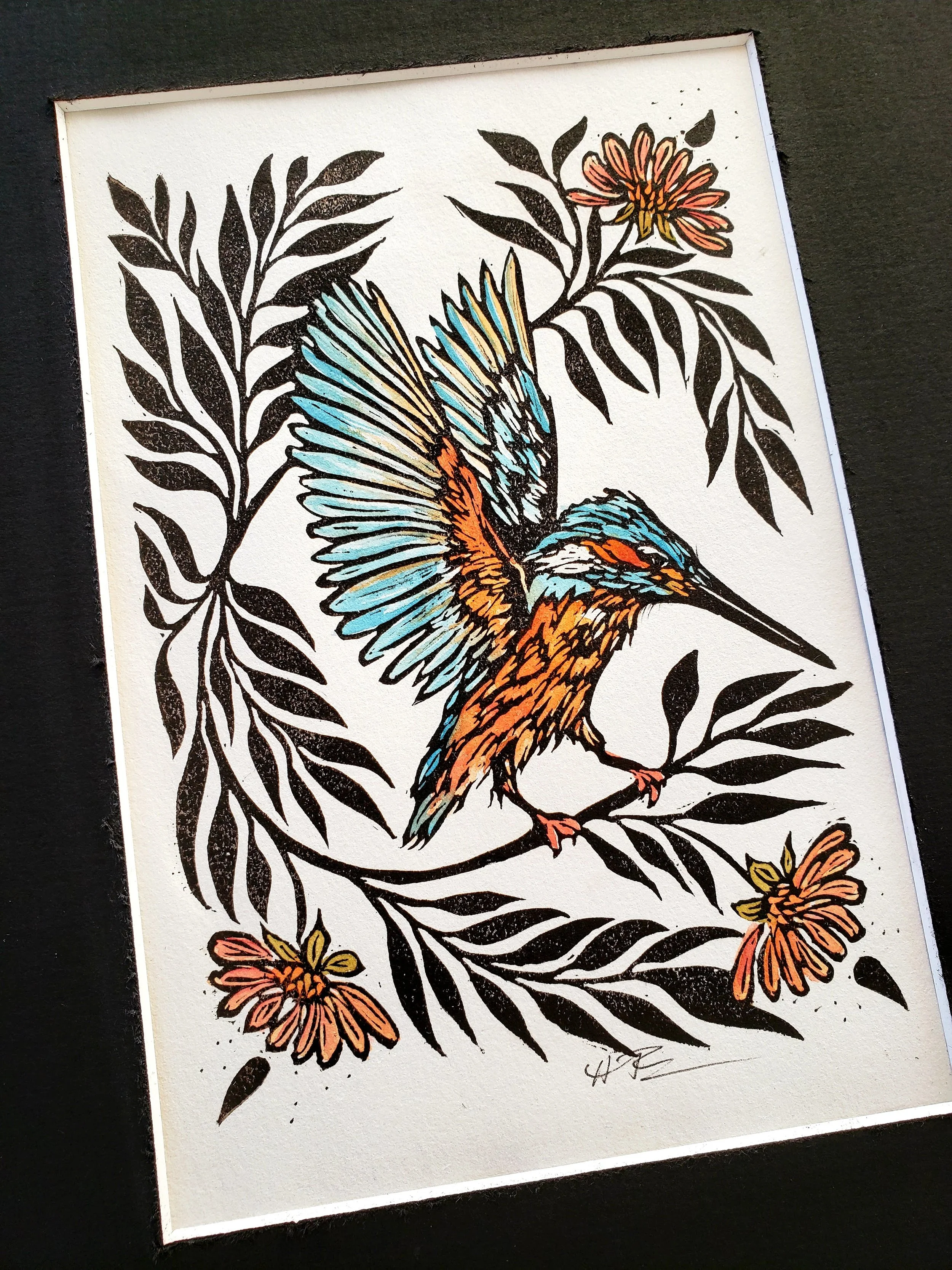Kingfisher Print