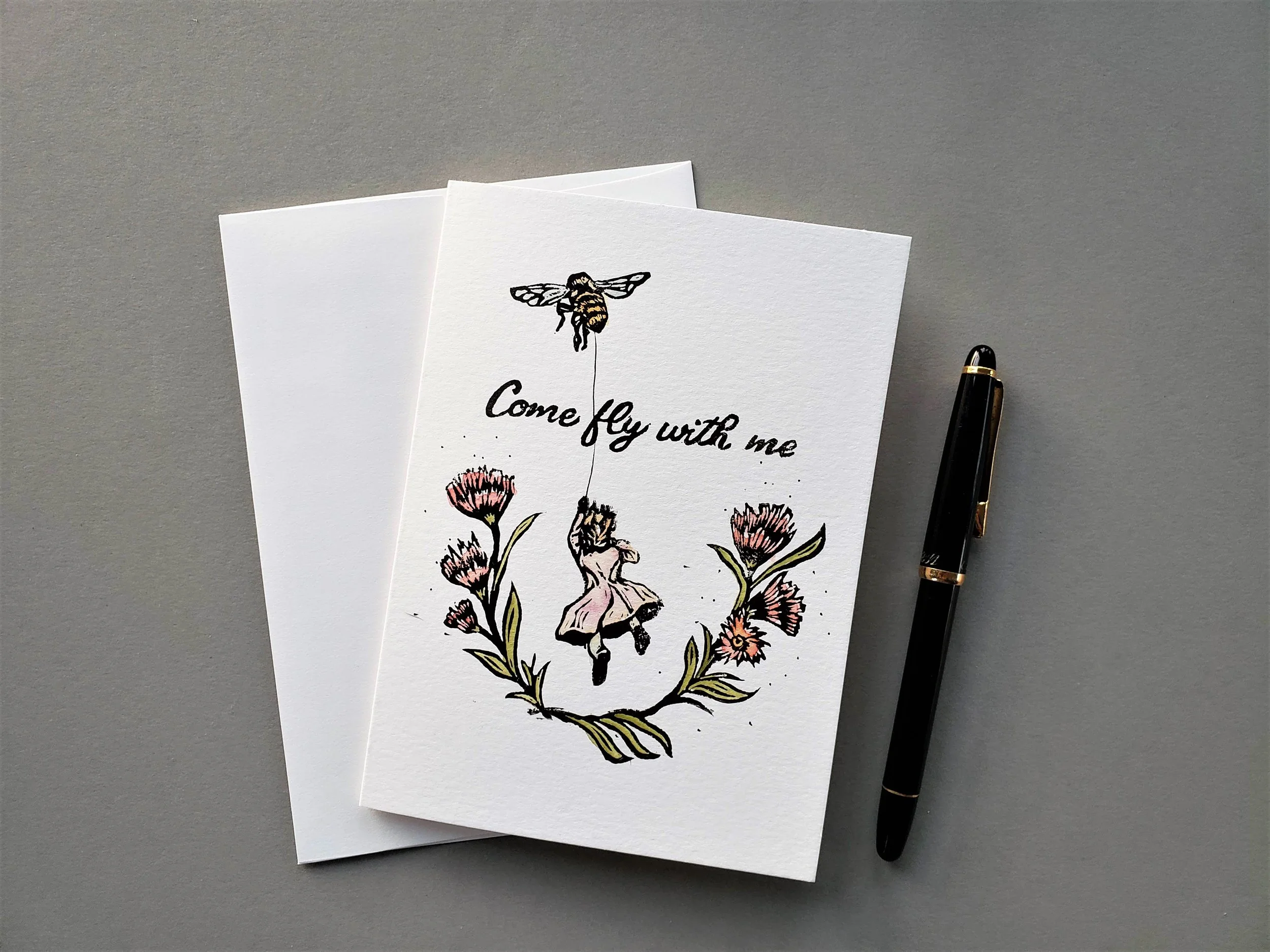 Come Fly with Me Greeting Card