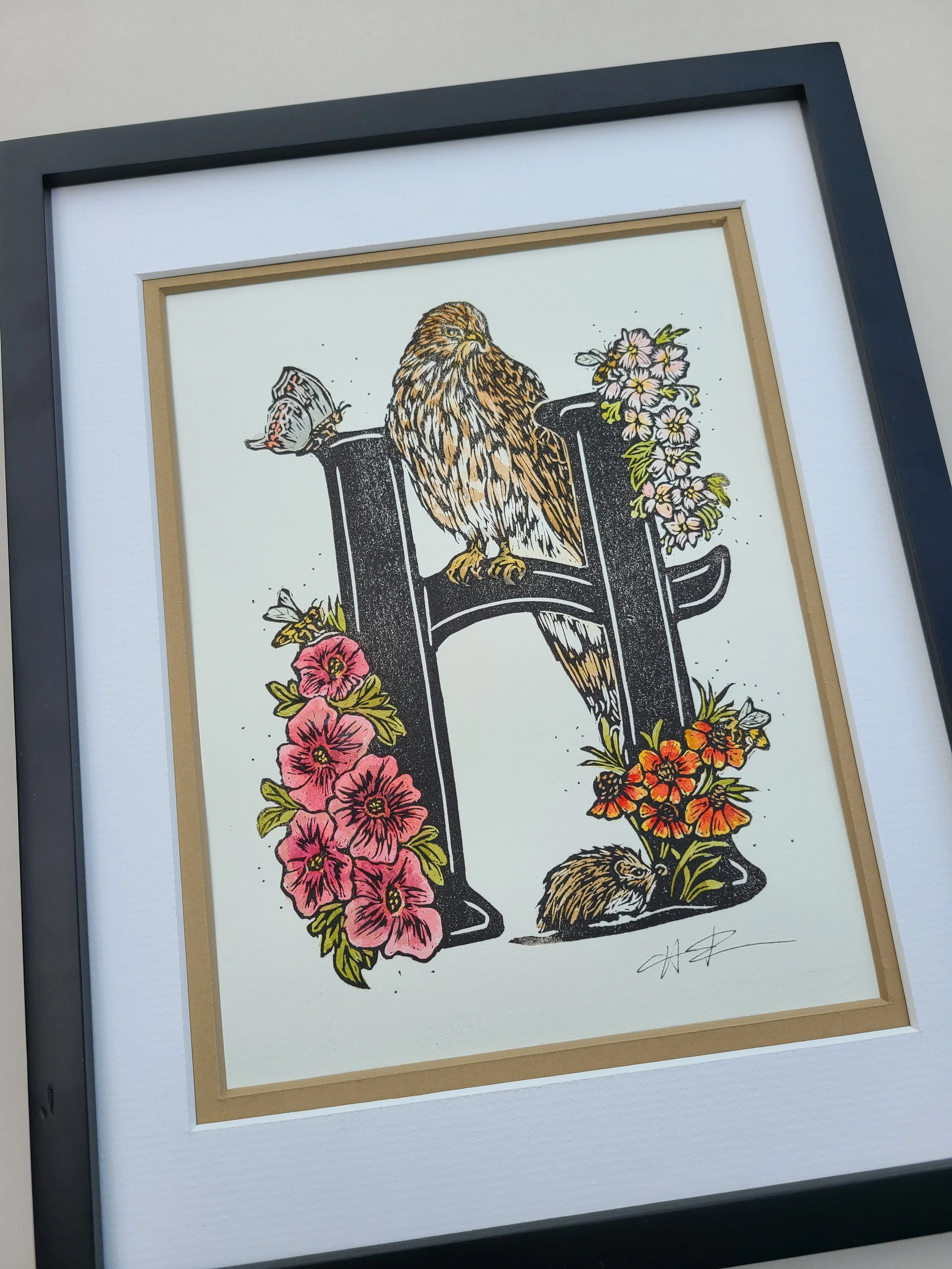 Letter H Print