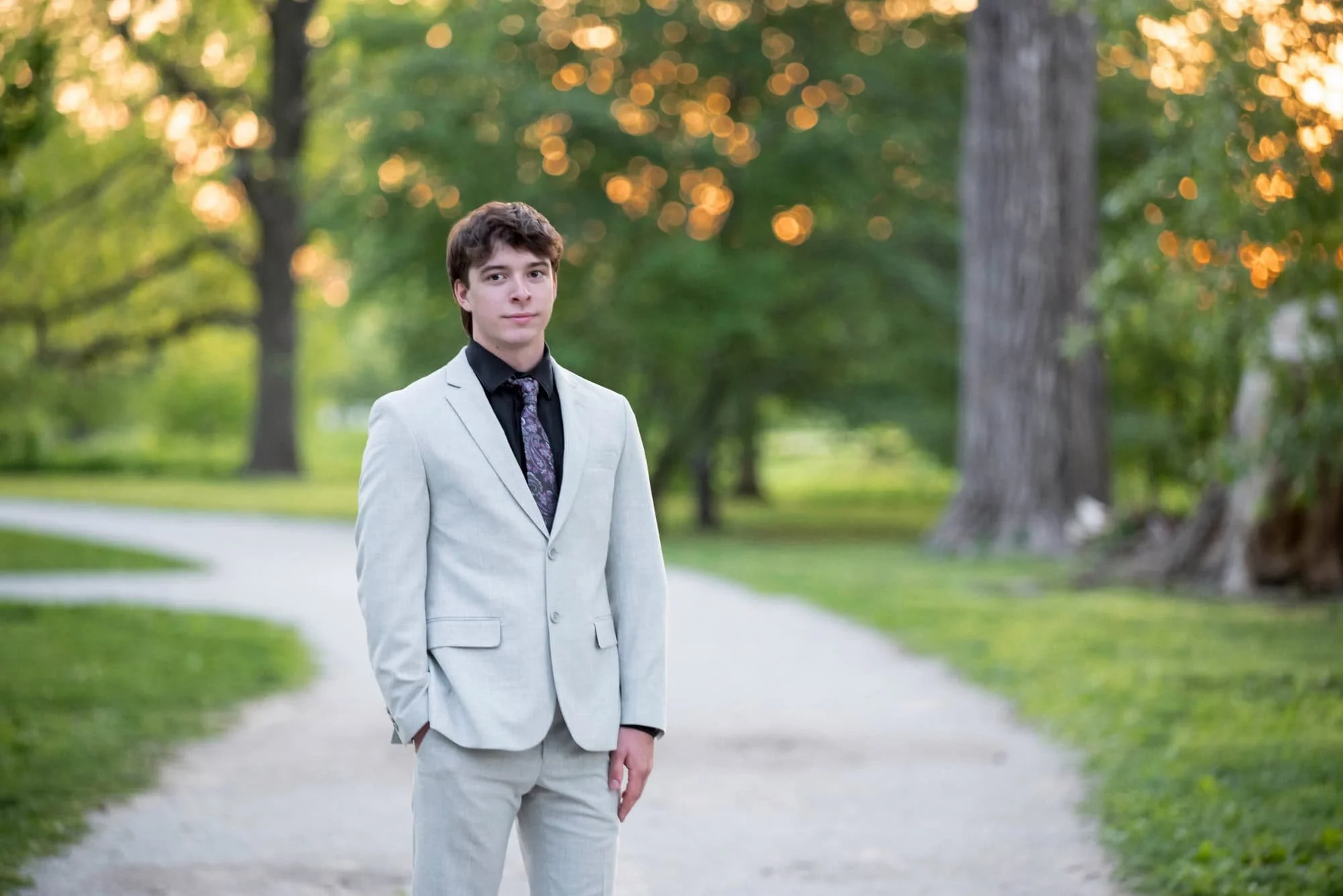 Xavier | Dressed for Success in Nature at Forest Park