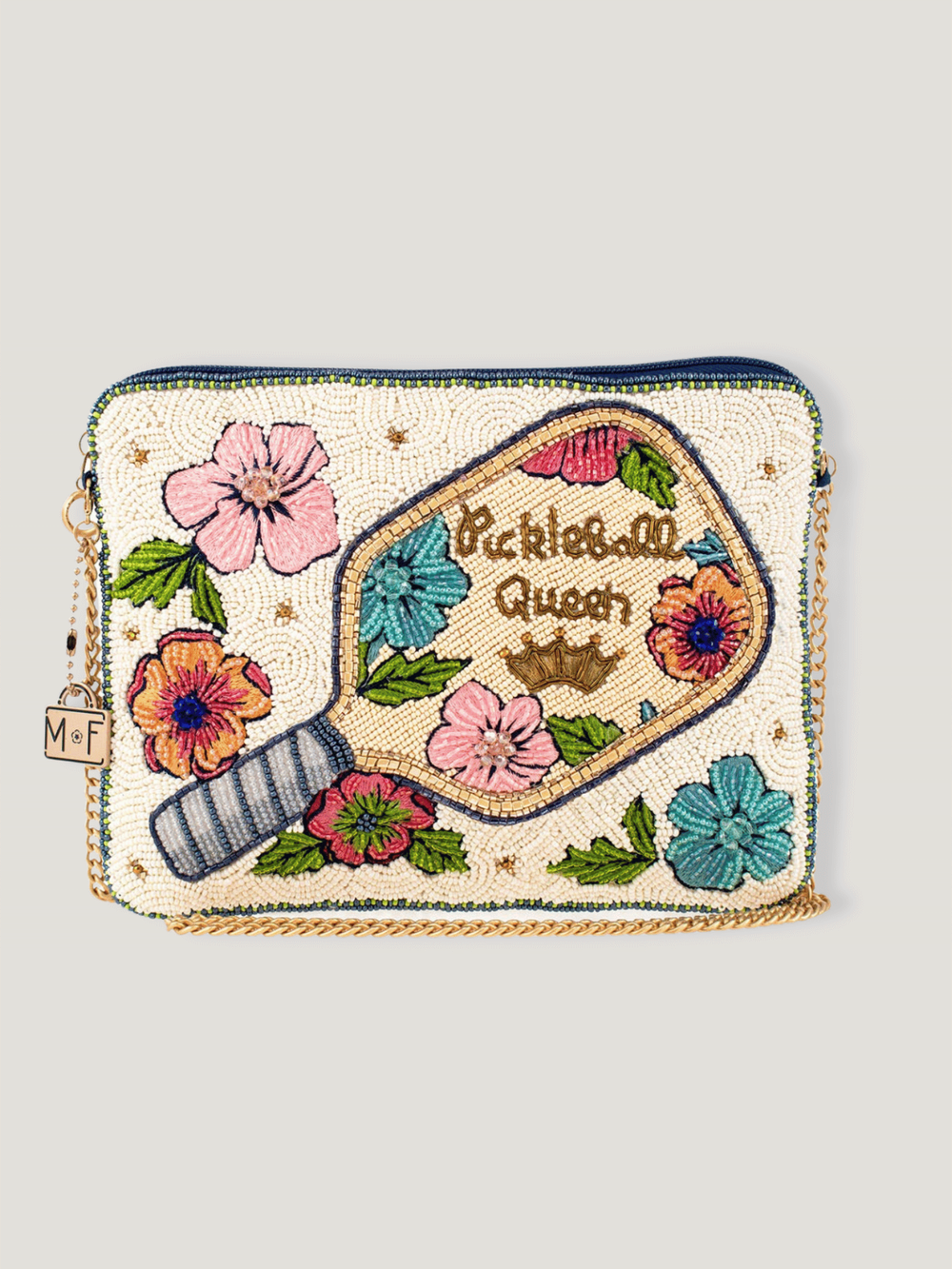 Mary Frances Pickleball Queen Crossbody Handbag — Dolce In Dunlap