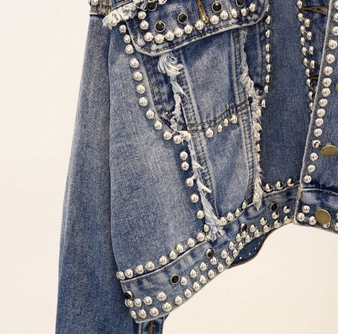 Studded Jean Jacket — Dolce In Dunlap