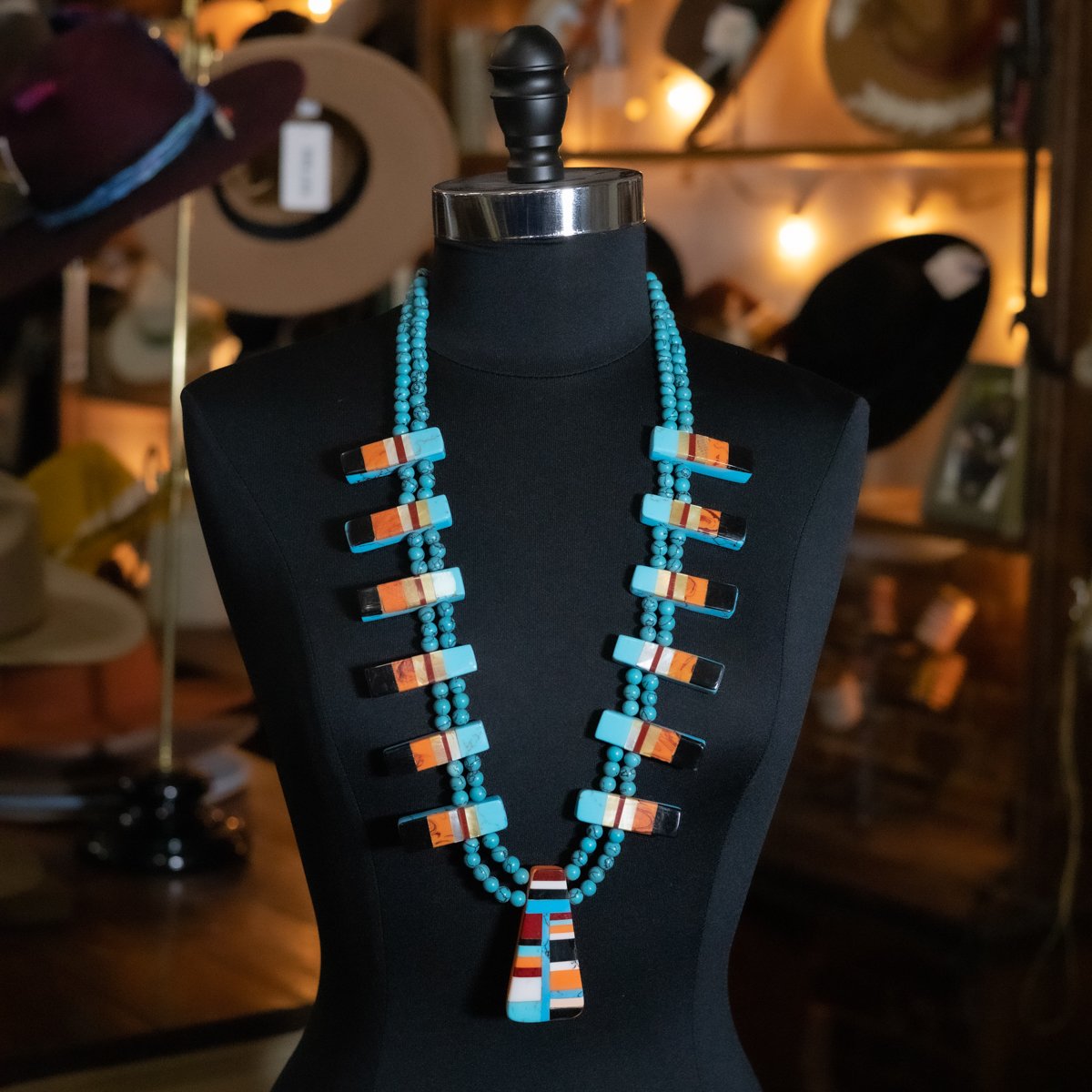 SLAB INLAY TURQUOISE NECKLACE-6.jpg