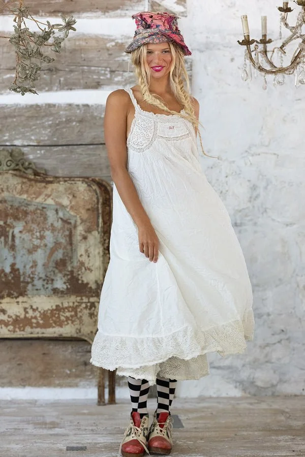 magnolia pearl slip dress Taya Rose Clothing Patch Each Magnolia Pearl item is cut One Size Fits Most Magnolia Pearl Eyelet Lala Slip