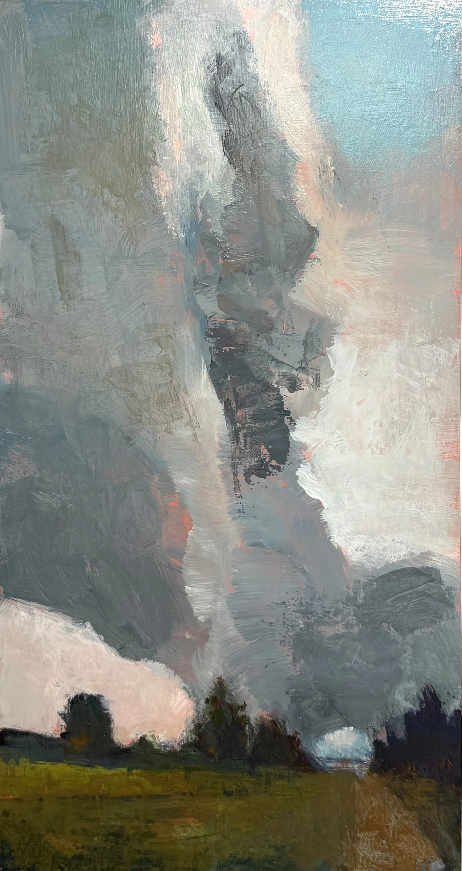 Tall Clouds
Acrylic on Panel
19" X 9"
$700