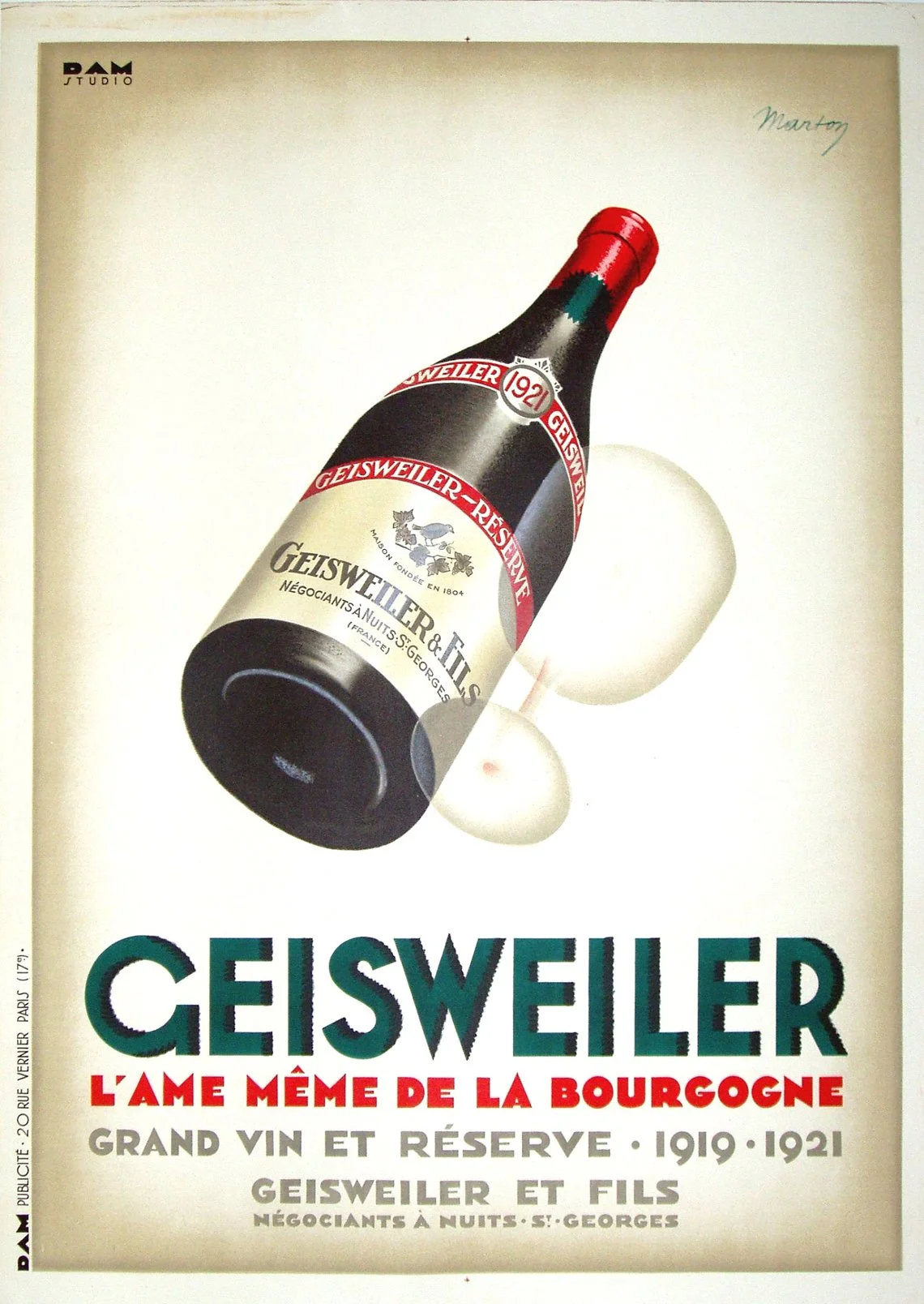 "Geisweiler," Marton
c.1921
61.25"x45.5"
$980