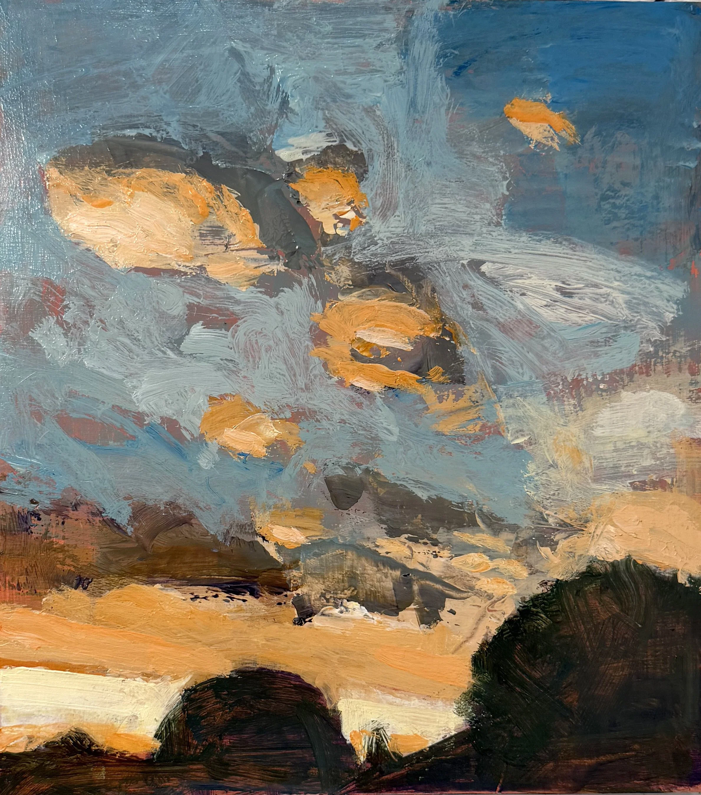 Cloud Tumble
Acrylic on Panel
11" X 10"
$700